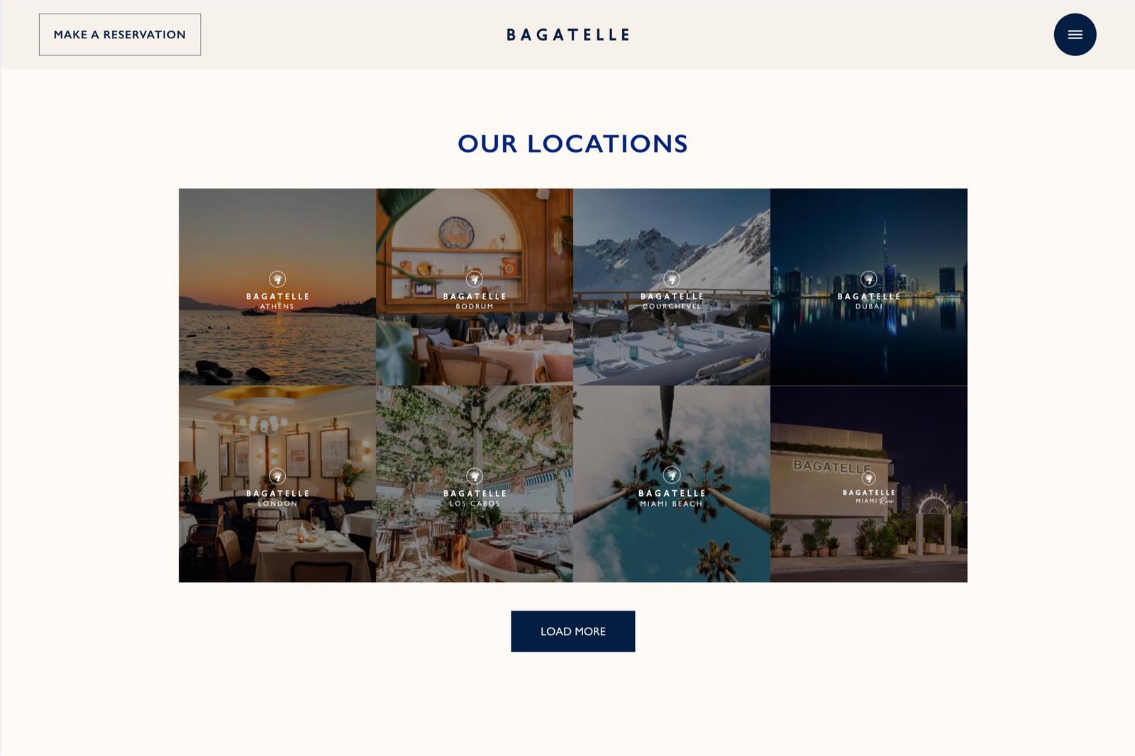 Nos adresses · Multi-localisations