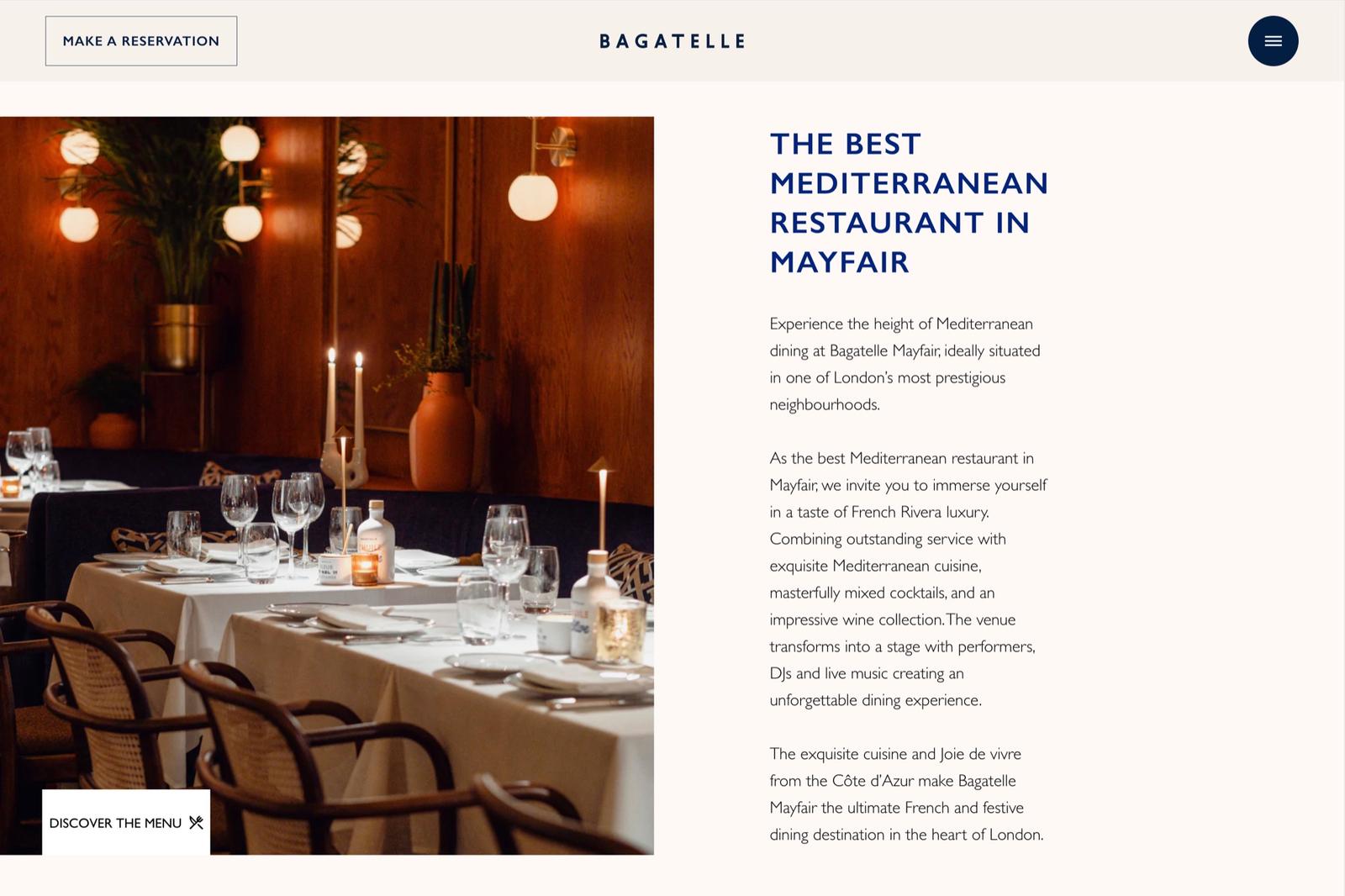 Fiche adresse · Mayfair