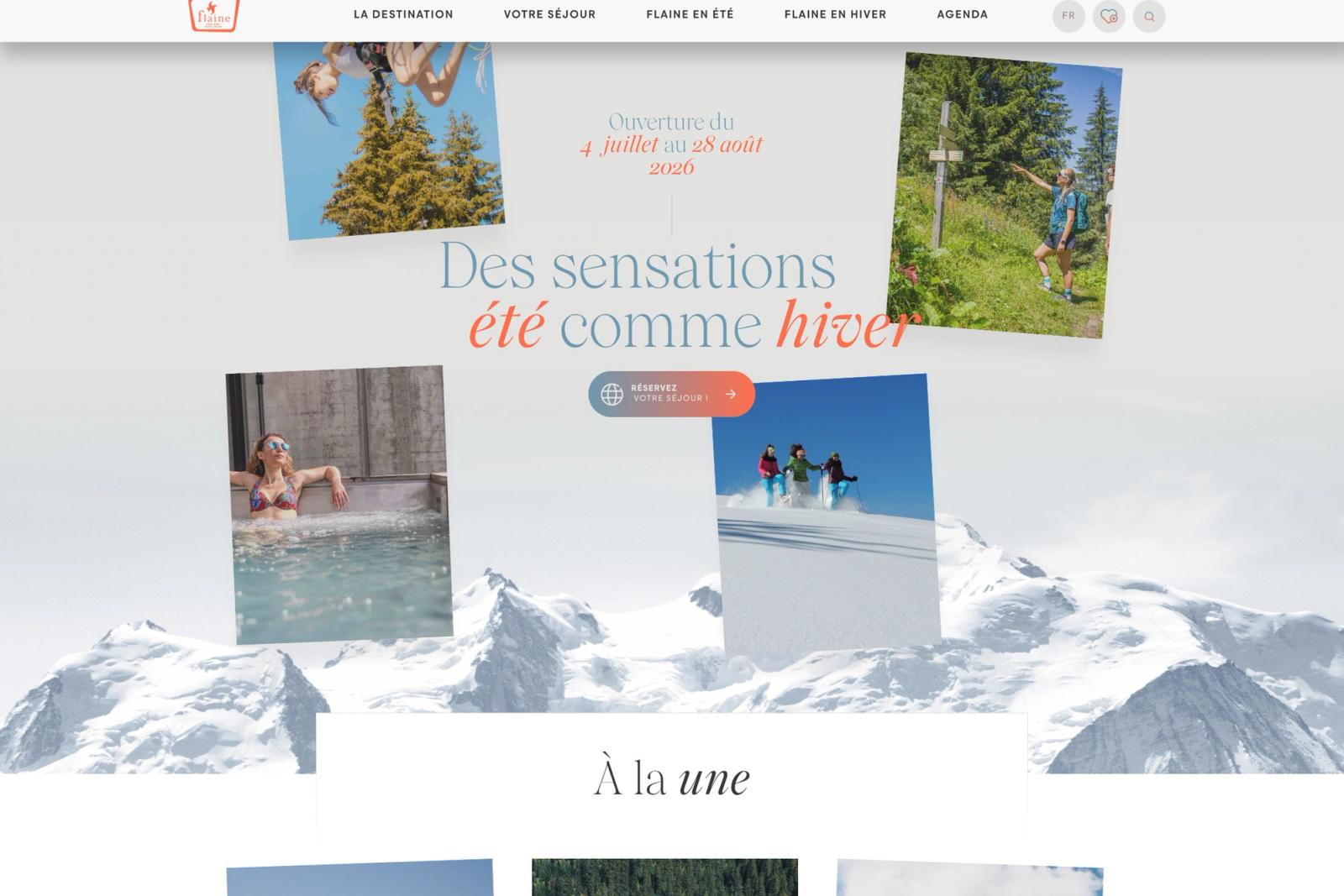 Sensations · été et hiver