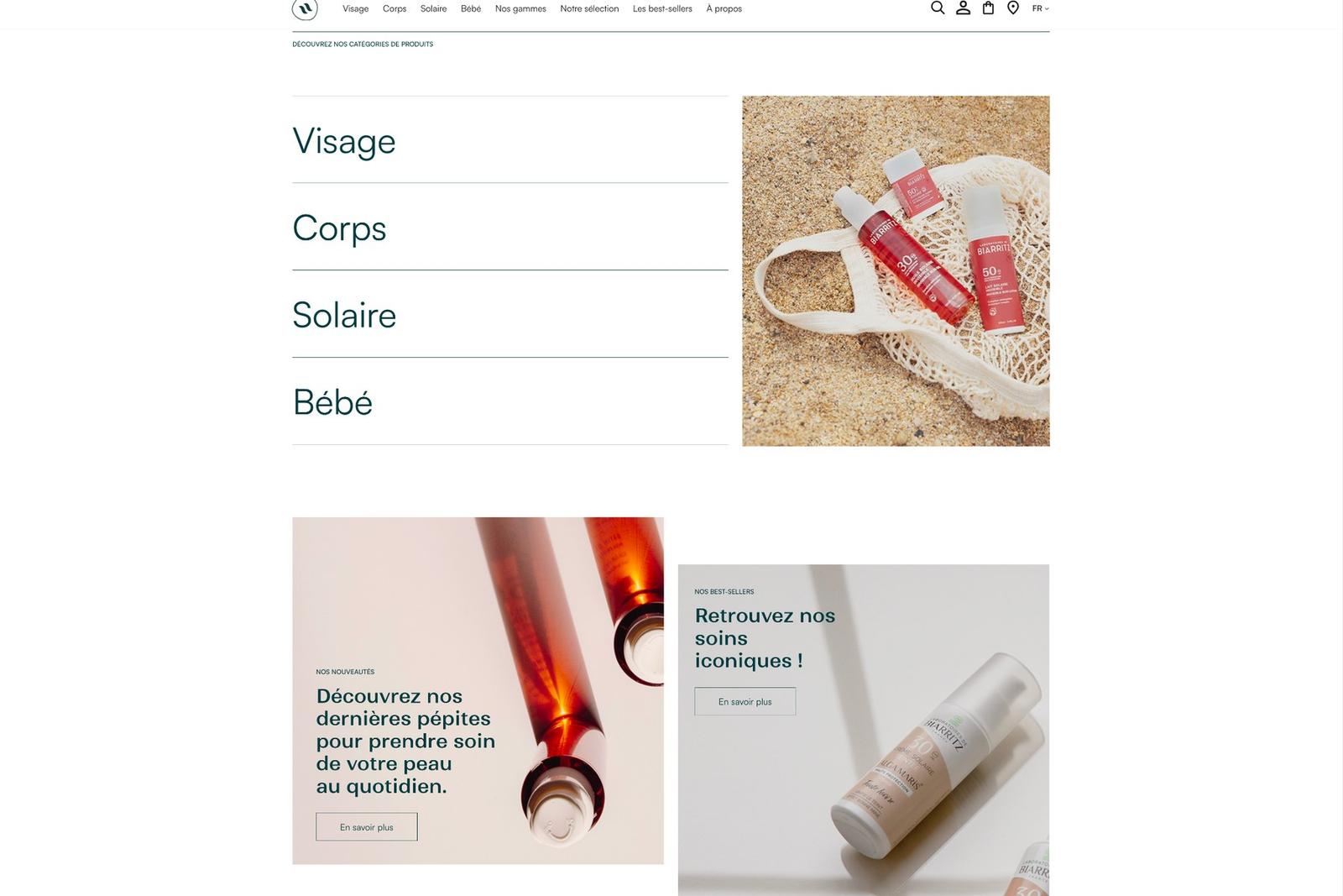 Catégories produits