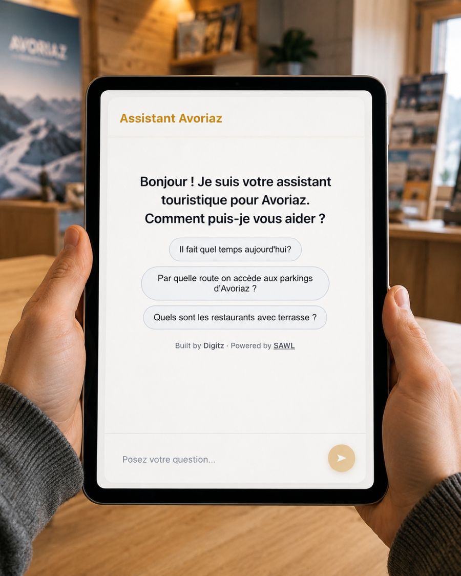 Sawl · l'agent IA des données touristiques · undefined
