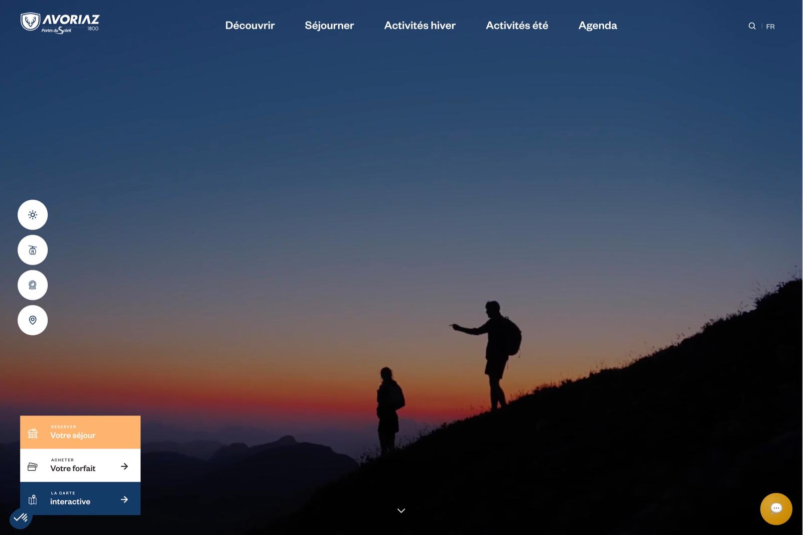 Page d'accueil · Préparer son séjour