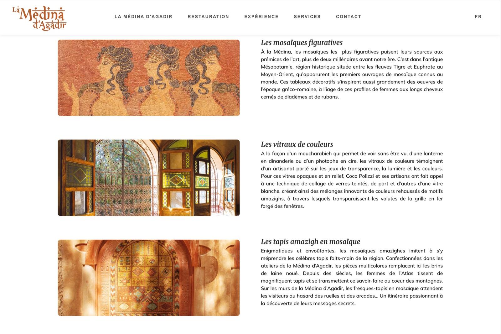 Artisanat · Mosaïques et savoir-faire