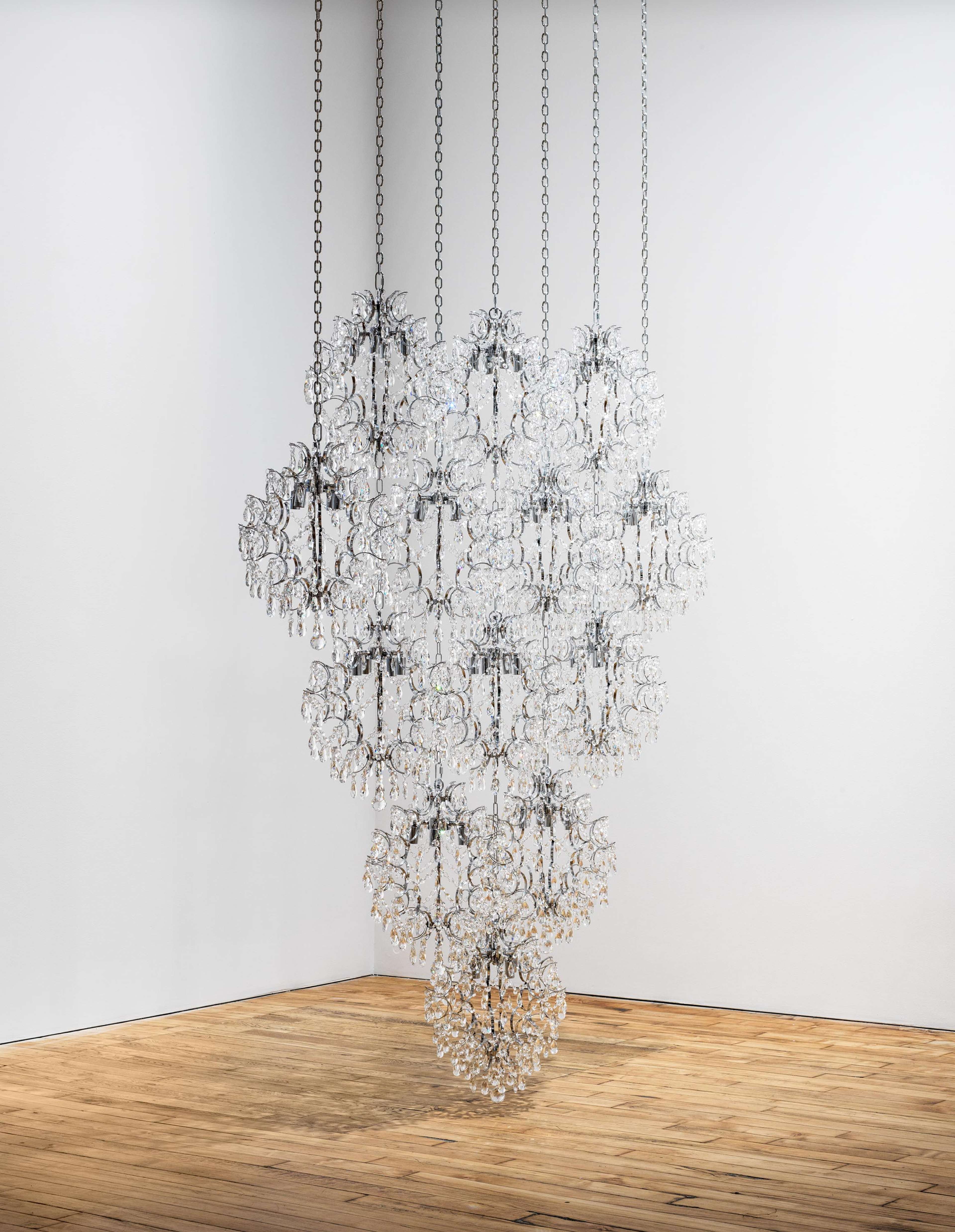 Installation view of Kayode Ojo: Eden at 52 Walker, New York