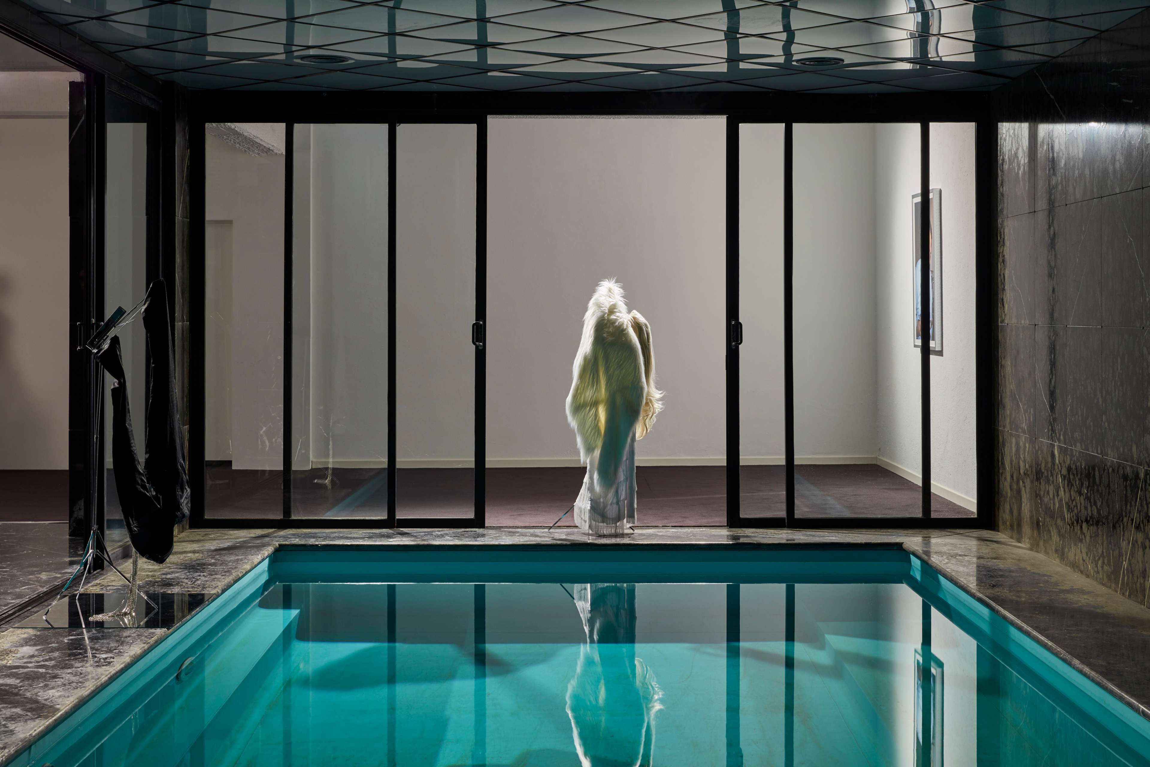 Installation view, of Kayode Ojo’s You dressed him like me? at Giardino Segreto, Milan, 2019. Photography by Agostino Osio.