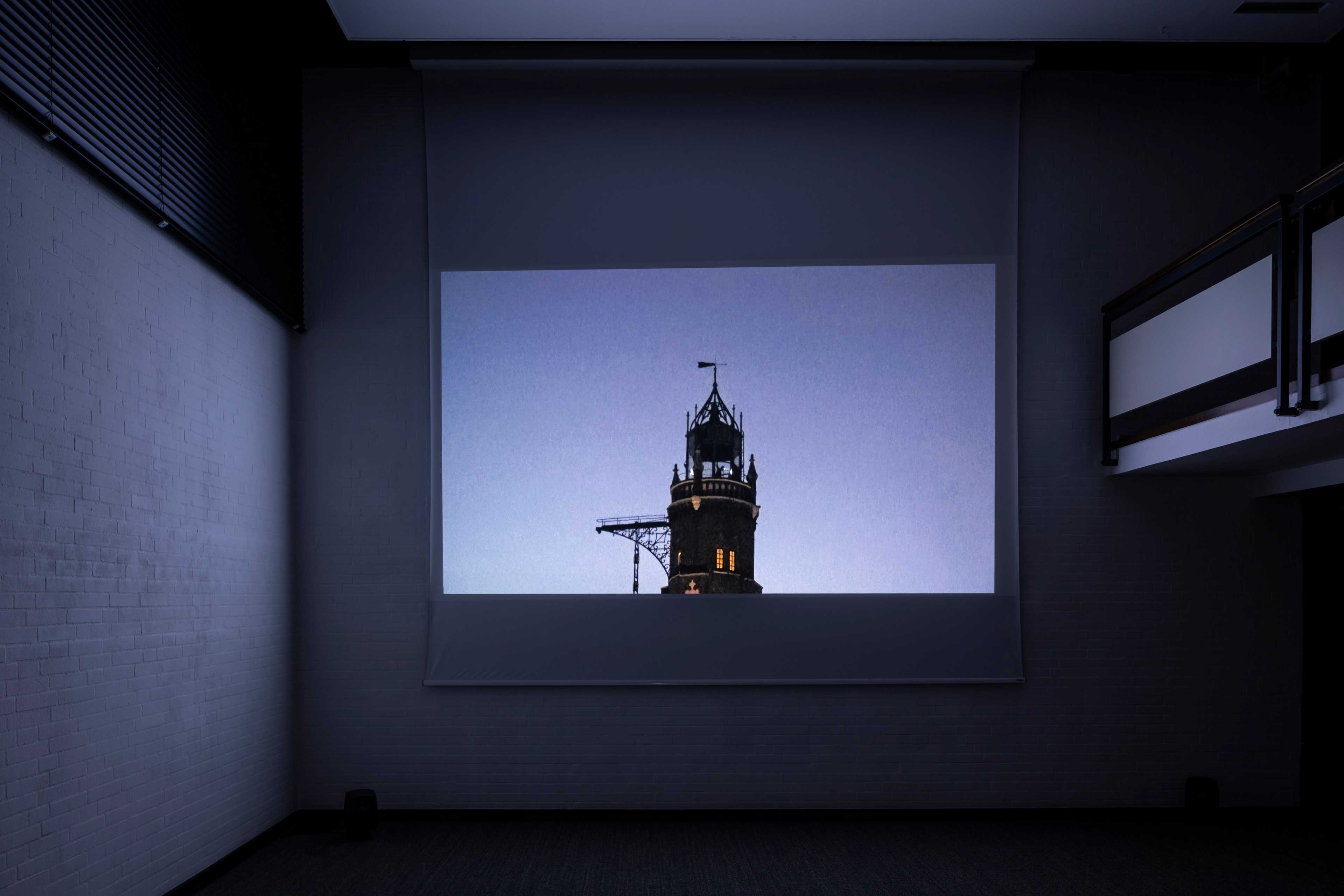 Installation view, Luzie Meyer, Cyclic Indirections at Kunsthalle Bremerhaven, Bremerhaven, 2022. Photograph by Fred Dott. Courtesy of the artist, Kunsthalle Bremerhaven, Bremerhaven, Sweetwater, Berlin, and Fanta-MLN, Milan.