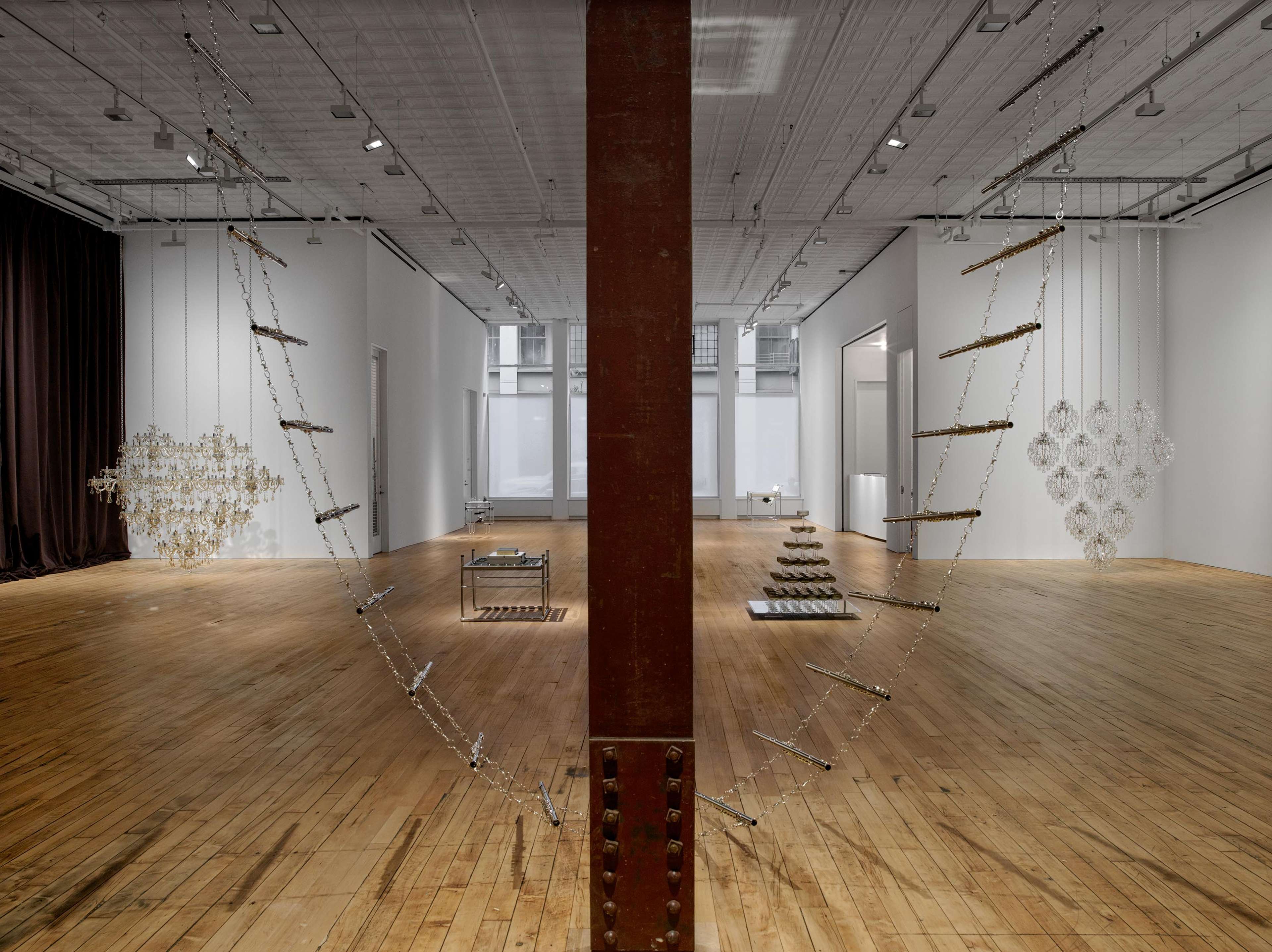 Installation view, “Kayode Ojo: EDEN,” 52 Walker, New York, October 27, 2023 – January 6, 2024. Courtesy of 52 Walker.