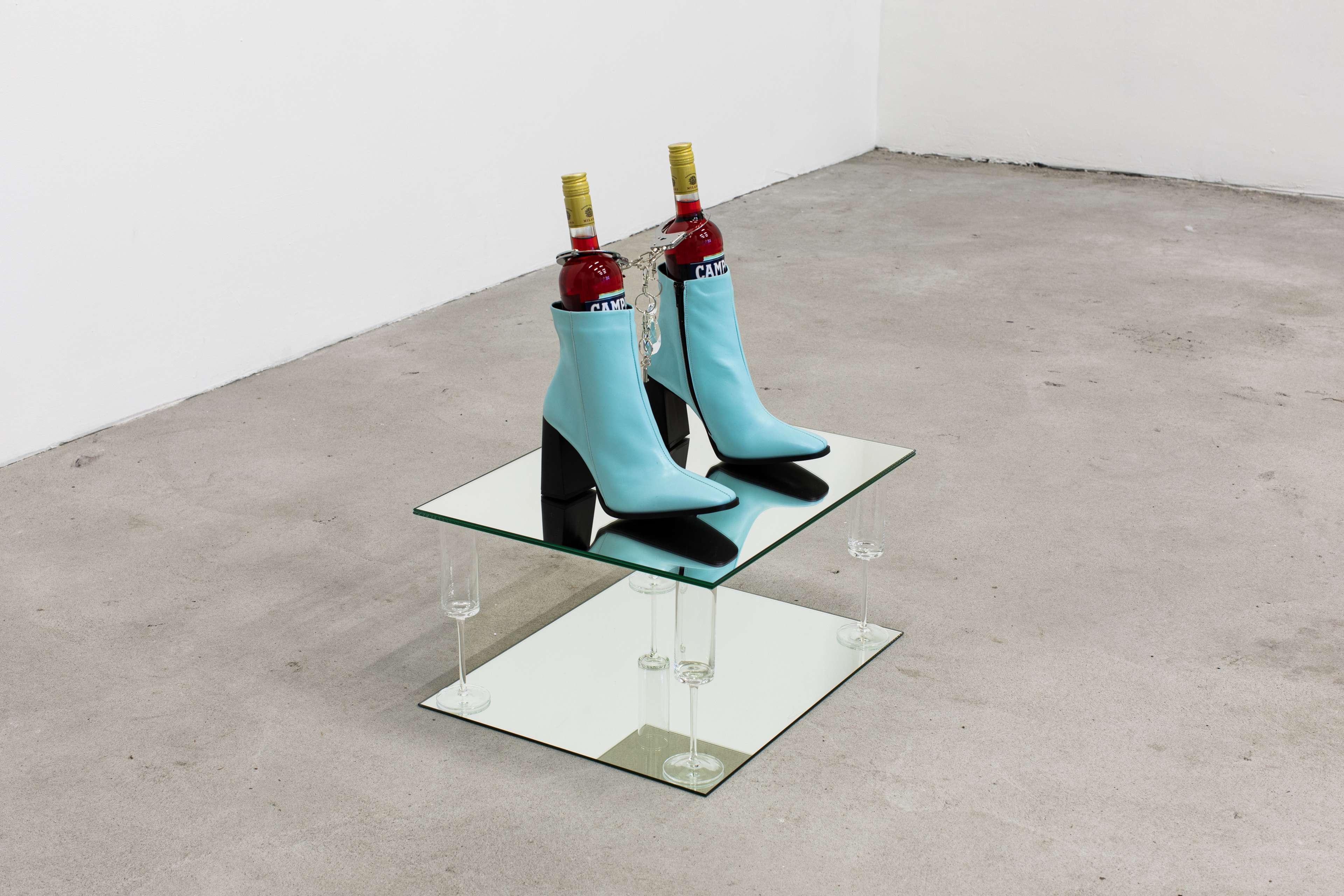 Kayode Ojo, Walk Two Moons (Berlin | Tiffany & Co.), 2022, Depp square toe block heel ankle boots in mint leather, Reawow Champagne Flutes Edge Champagne Glasses Perfect Modern Crystal Gift Set Mouth Blown Lead Free Pack of 2, Police Handcuffs Children Made of Metal – for Carnival or for the Police Set Costume | For Role Play with Key Safety Lock Police Sticker | Sturdy Toy Also for Adults, Key Fob Clip Hooks Twist Clasps Lanyard Carabiner Hooks with Split Key Rings (Silver), Crystal Birnel L. Crystal Lace Pendulum Rainbow Crystal Window Decoration Feng Shui 30% Lead Crystal Sun Catcher, Campari Bitter 0.7L, mirrors 16 x 20 x 23.5 inches 40.5 x 51 x 60 cm