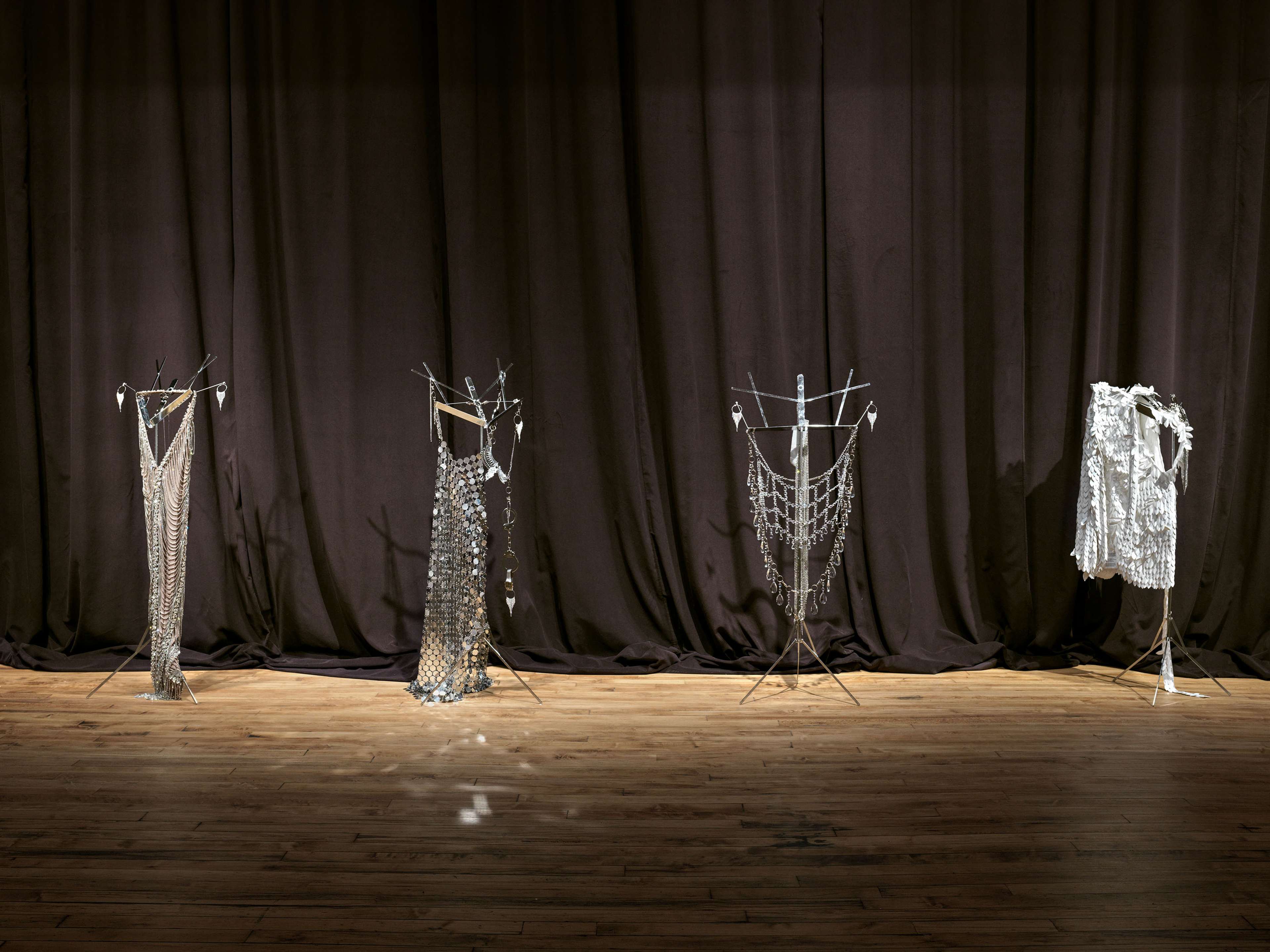 Installation view of Kayode Ojo: Eden at 52 Walker, New York