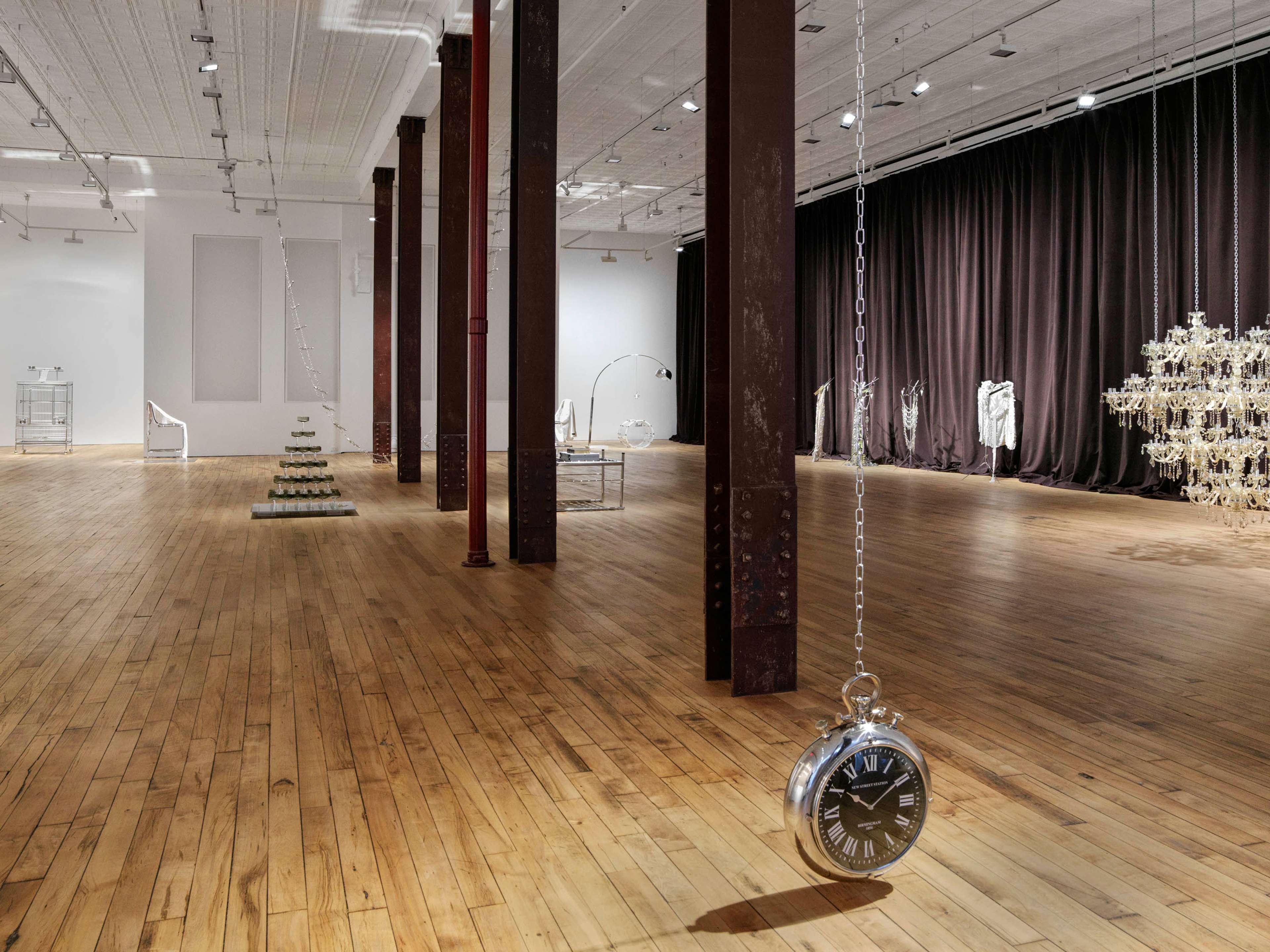 Installation view, “Kayode Ojo: EDEN,” 52 Walker, New York, October 27, 2023 – January 6, 2024. Courtesy of 52 Walker.
