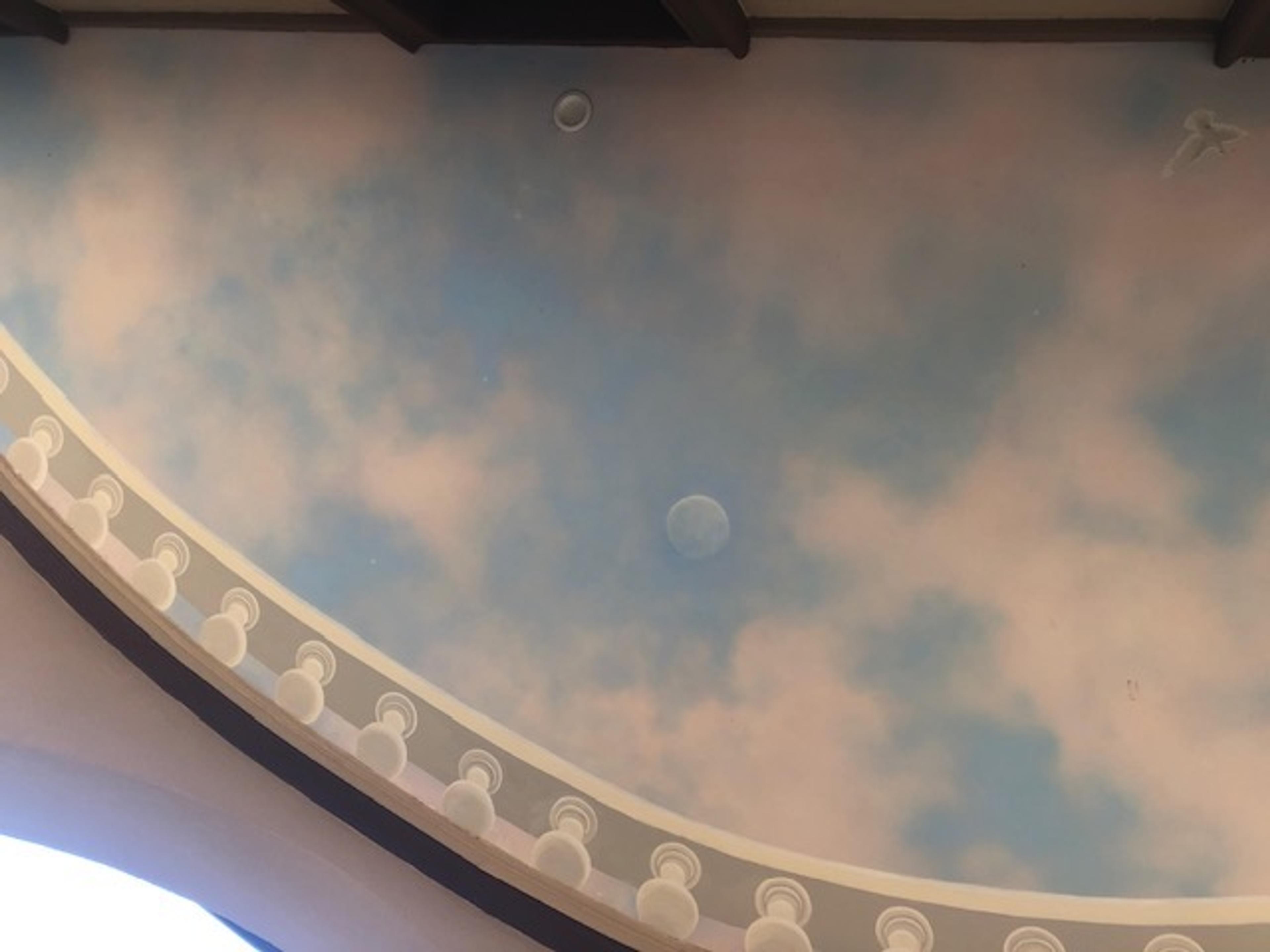 Ethereal Cloud Sky Ceiling — Formal Interior — Domed Architecture | Houston Decorative Painting by Misha Creations - skyscapes by Misha Creations Houston