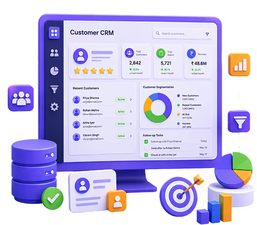 Customer CRM illustration