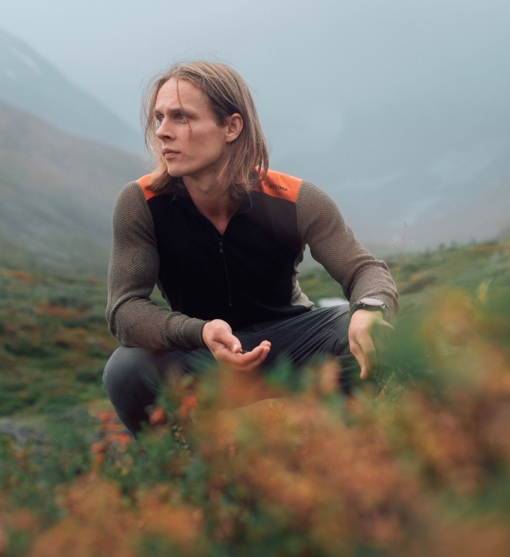 WoolNet Hybrid Wollnetz grün schwarz Herren