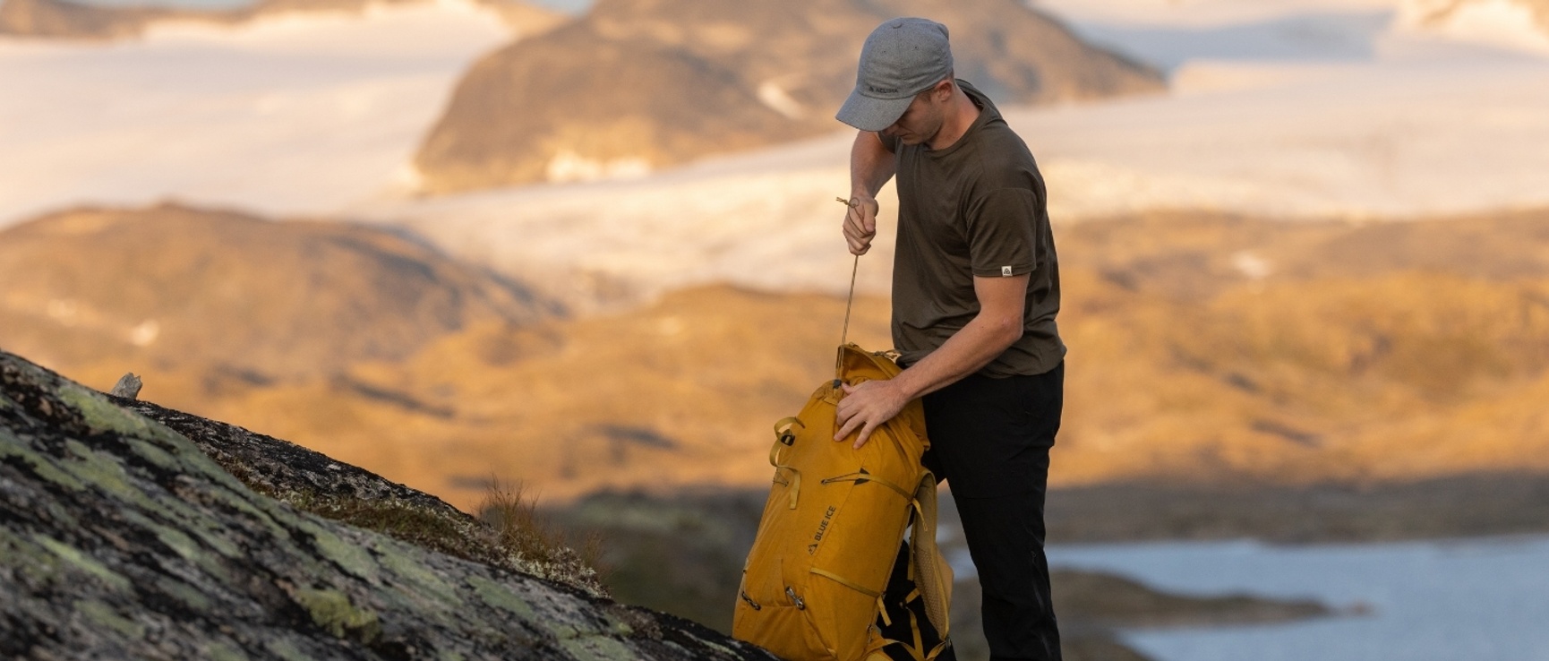 Aclima LightWool 140 classic Tee t-skjorte i 100 % merinoull grønn herre