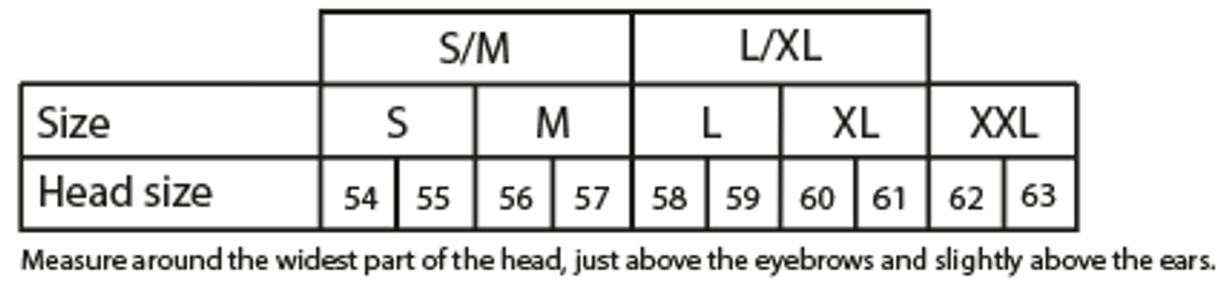 Headwear Size Guide Chevalier – How to measure
