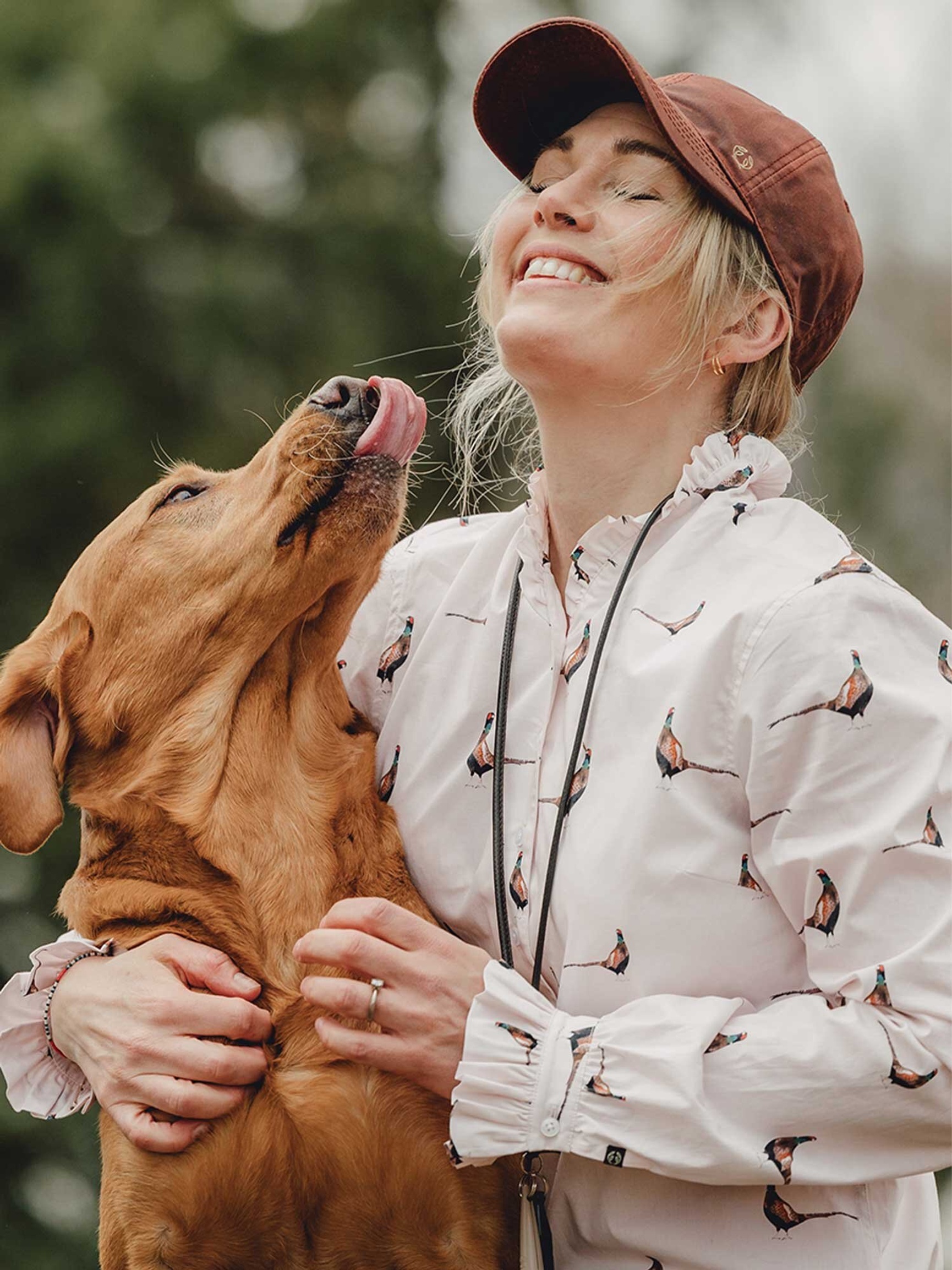 Blair Shooting Fit Shirt with Pheasant Print