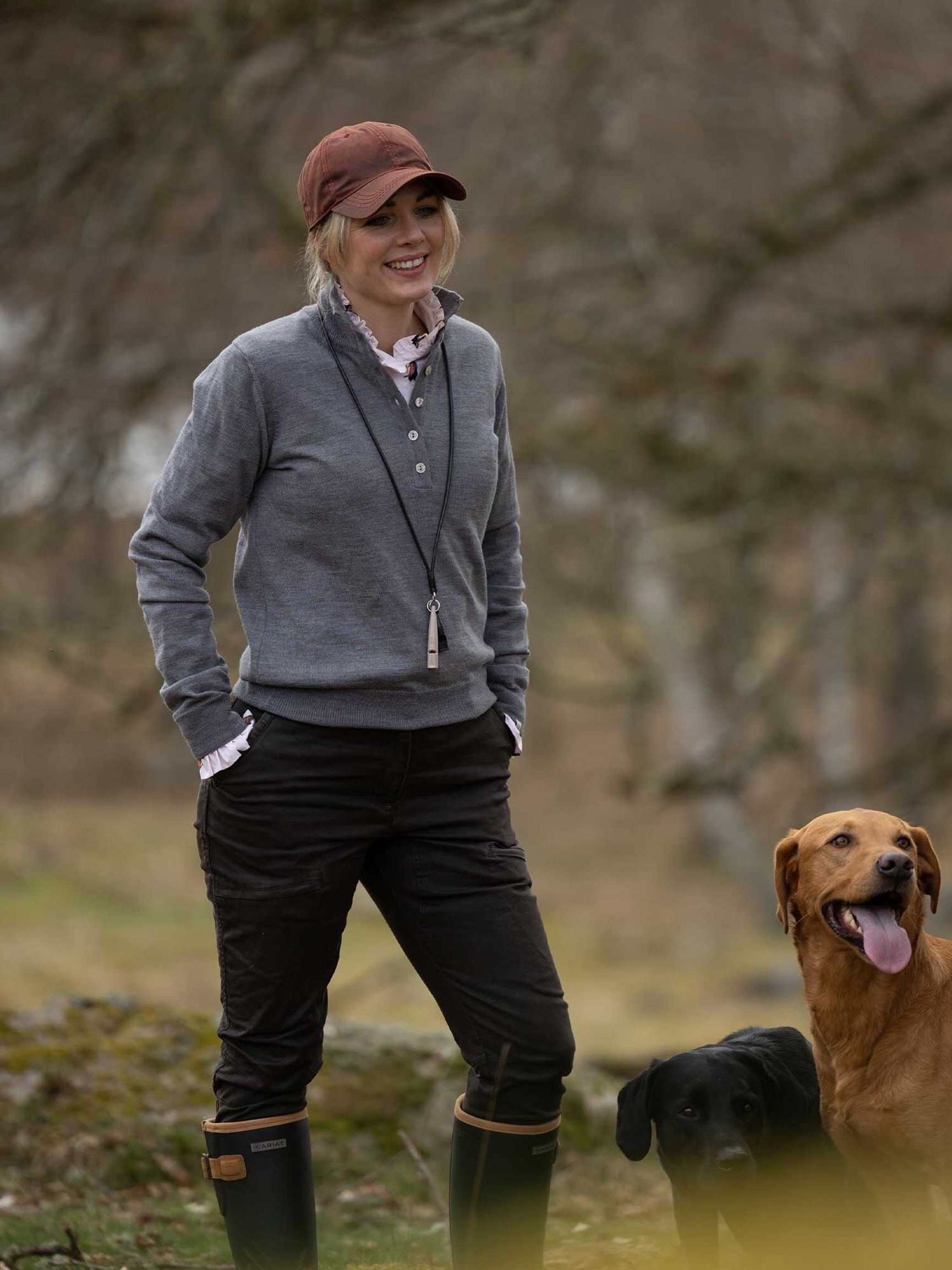 Blaise buttoned merino pullover women