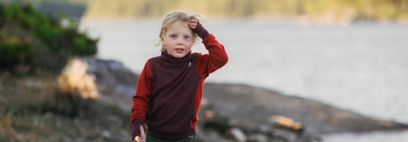 Aclima Wollunterhemd für Kinder in Rot