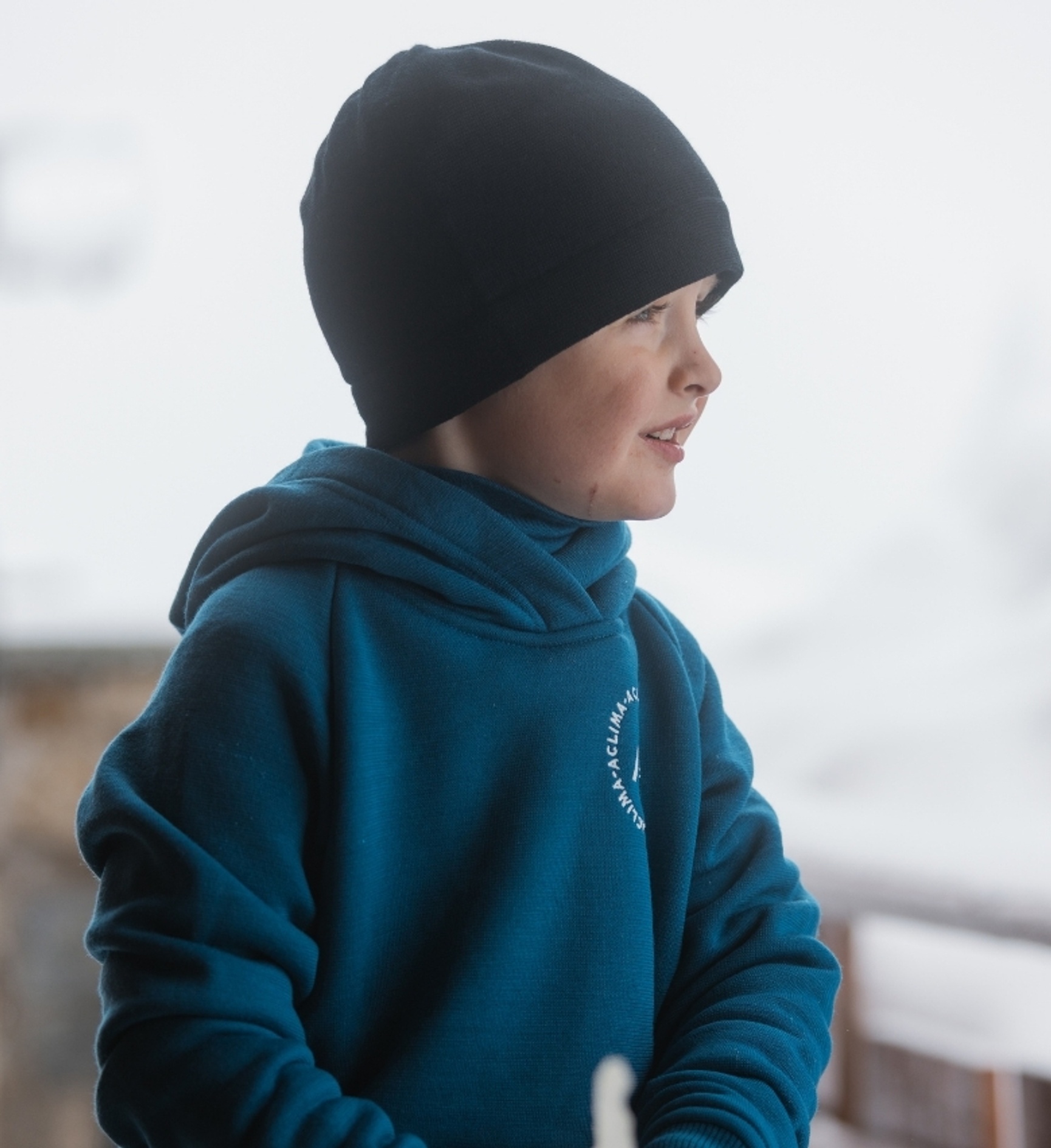 Aclima FleeceWool ullgenser barn blå