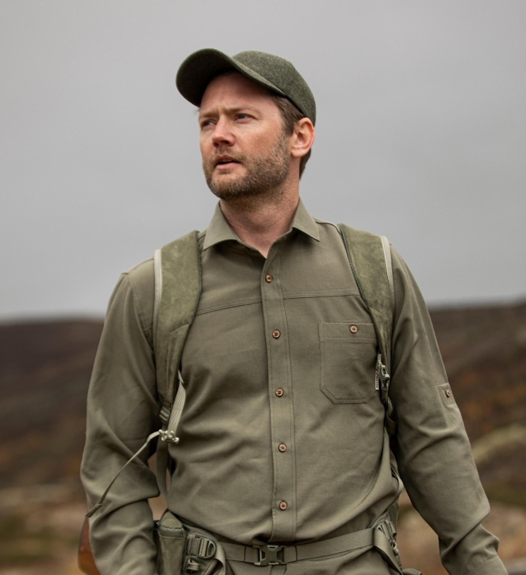 Aclima LeisureWool vävd ulltröja grön herr