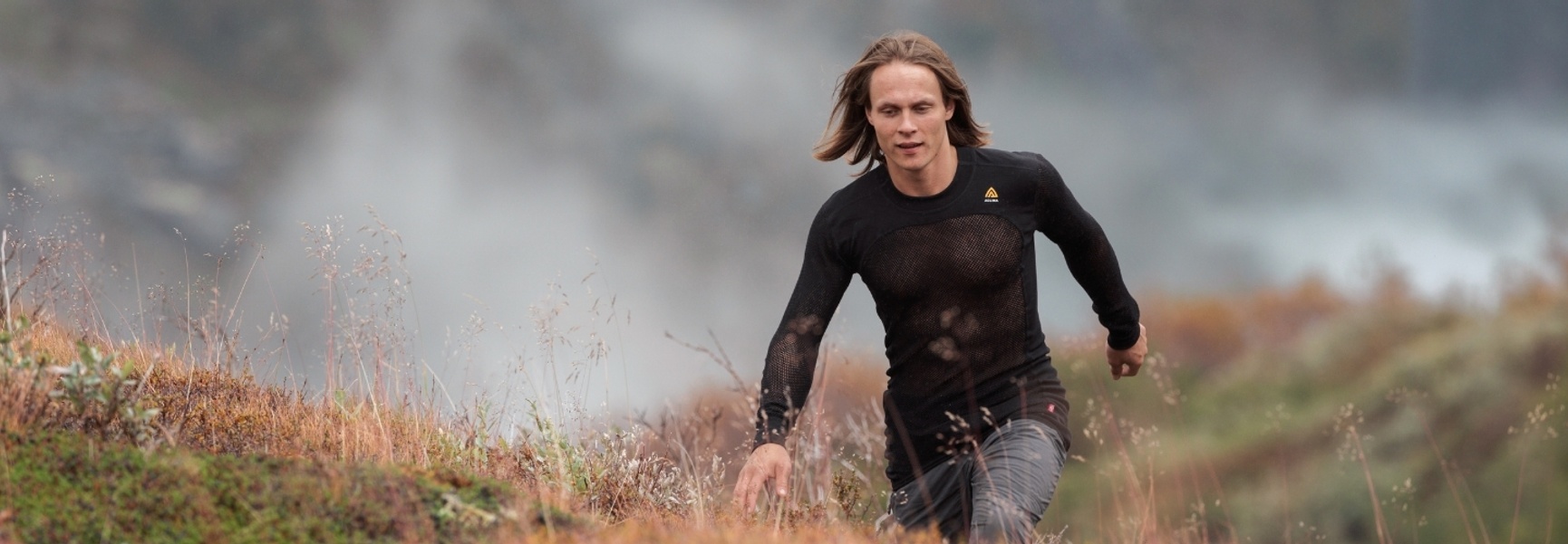 Aclima ullnetting svart herre