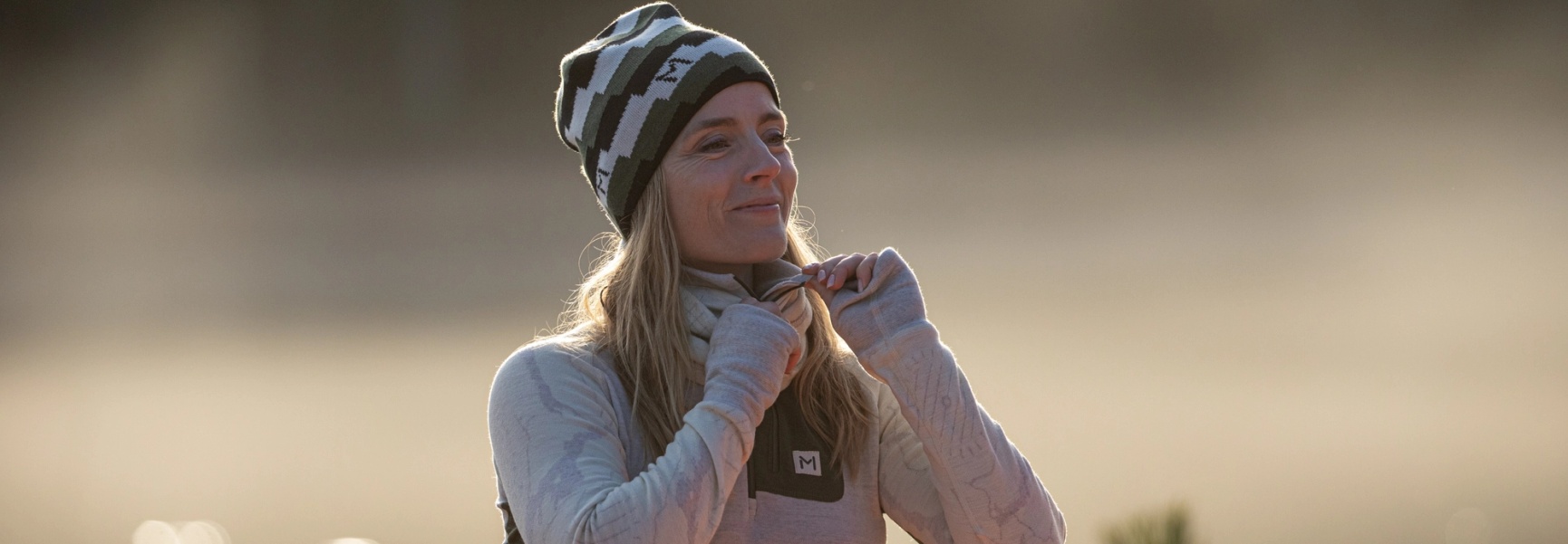 Aclima Lars Monsen Femunden Polo für Damen in Beige Grün