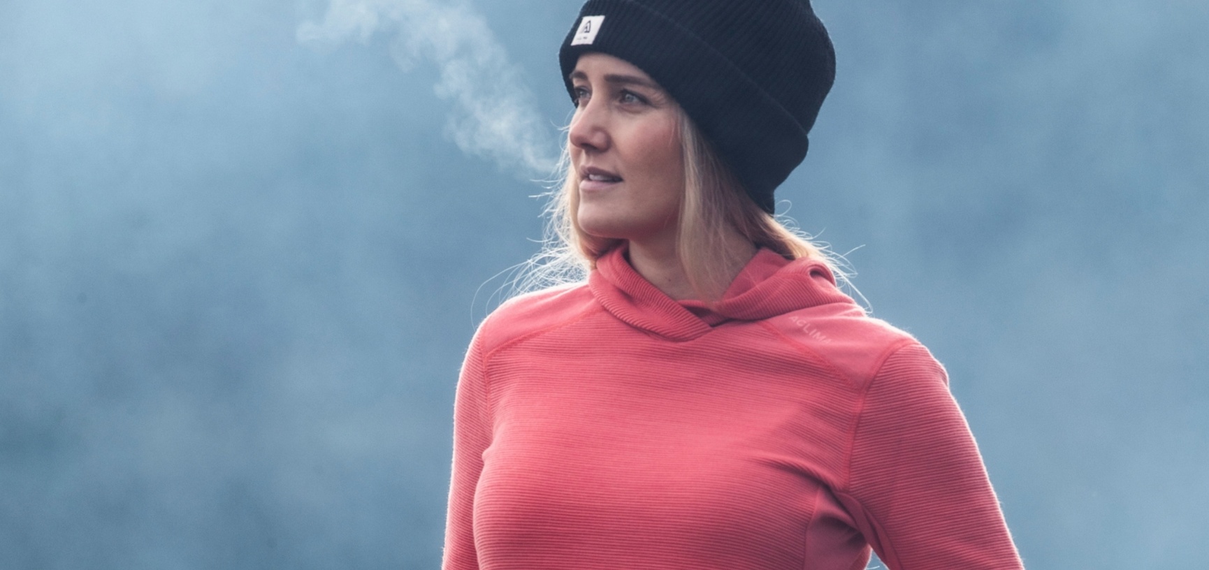 Aclima StreamWool hettegenser pink rød dame