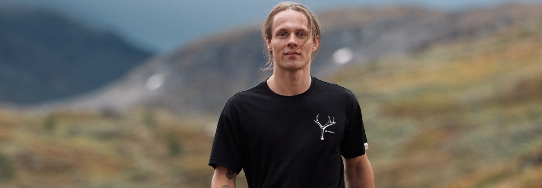 Aclima Woll-T-Shirt für Herren in Schwarz