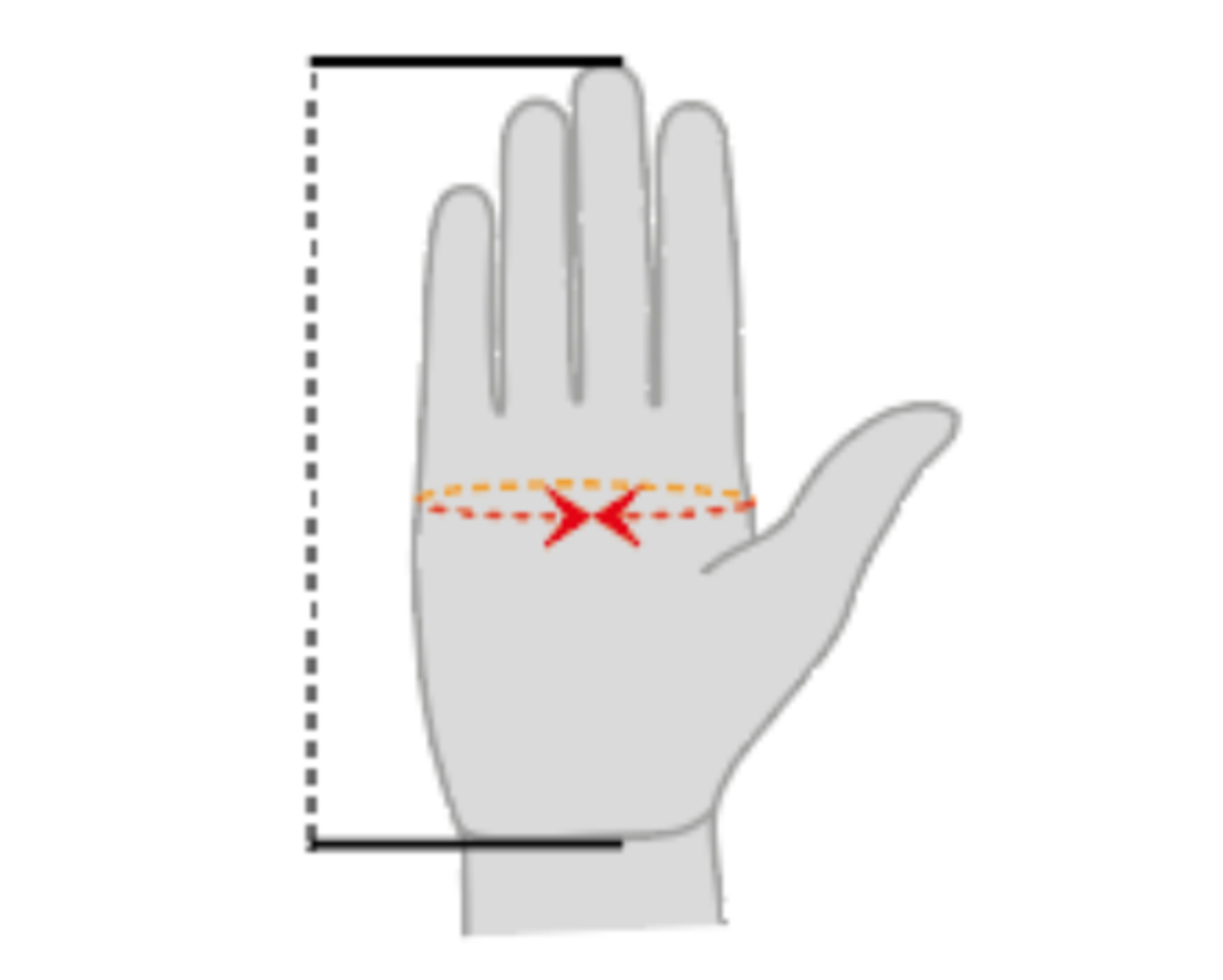 storleksguide chevalier hand, handskar, vantar