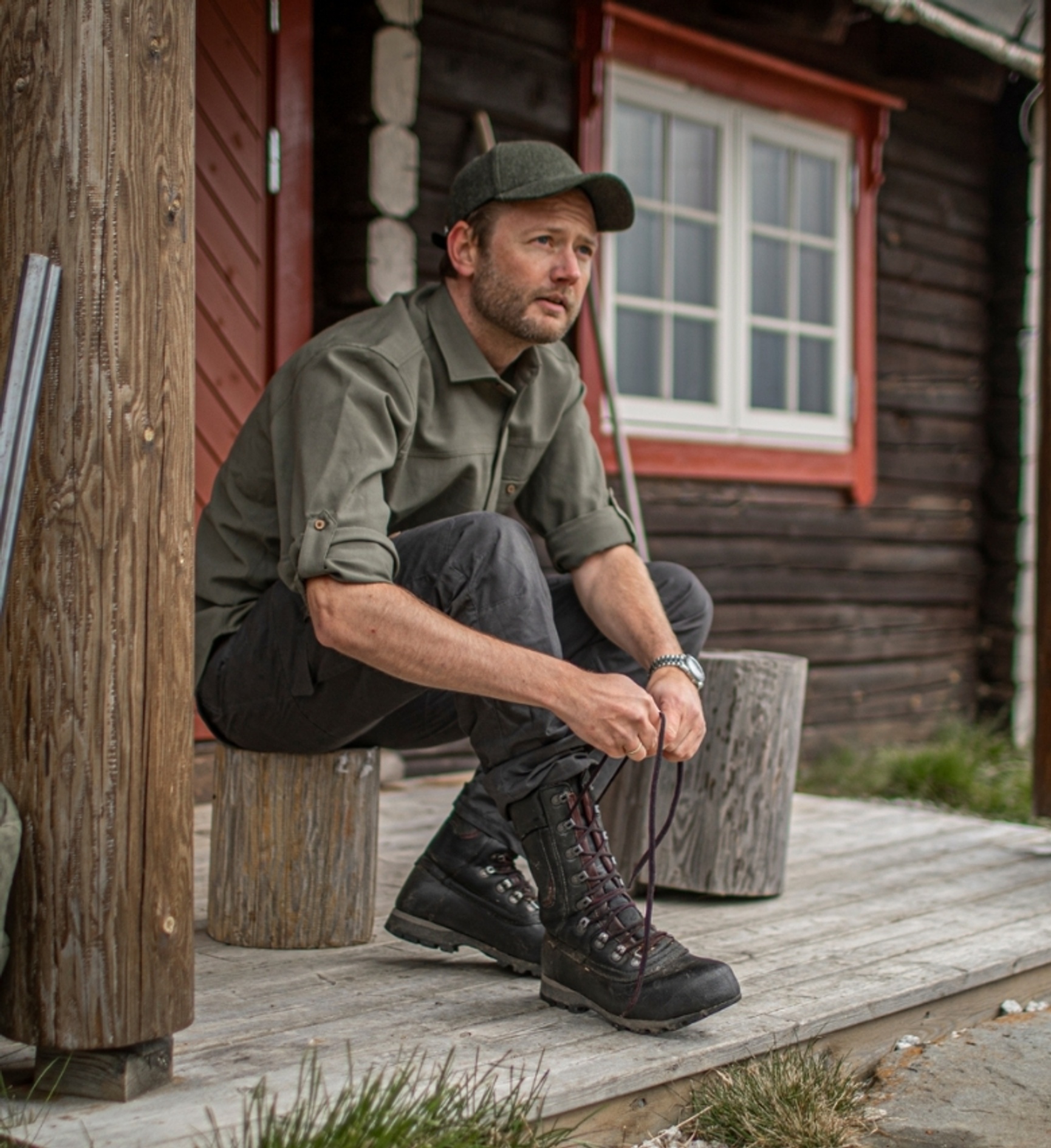 Aclima LeisureWool shirt grønn herre jakt