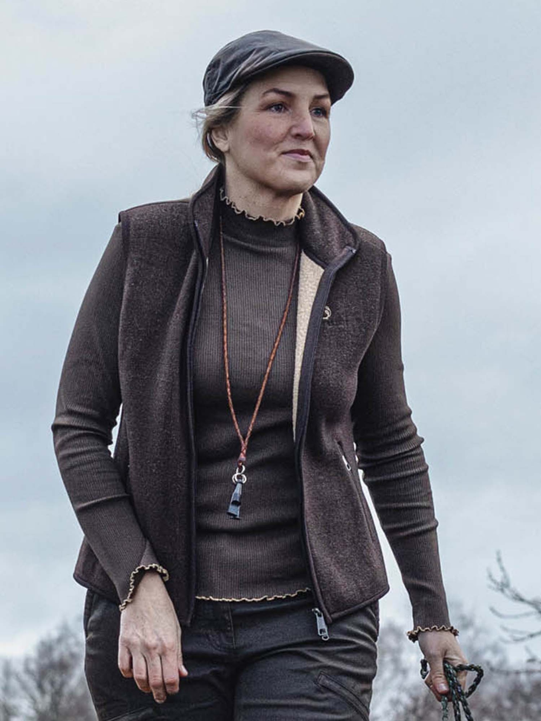 Kelly Longsleeve top in brown