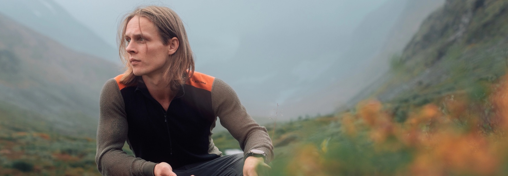 WoolNet Hybrid Wollnetz grün schwarz Herren