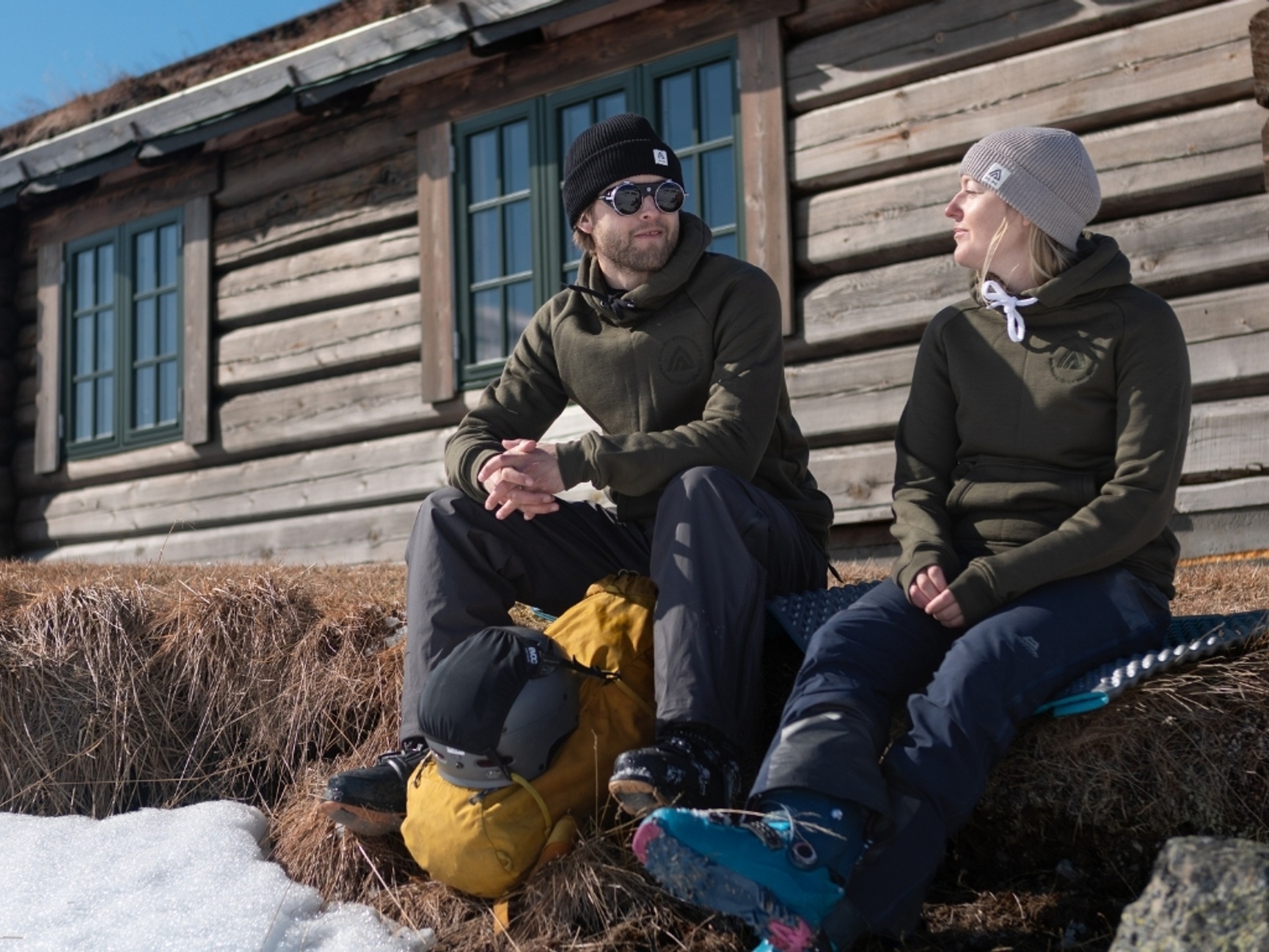 Aclima FleeceWool hettegenser i merinoull grønn dame og herre