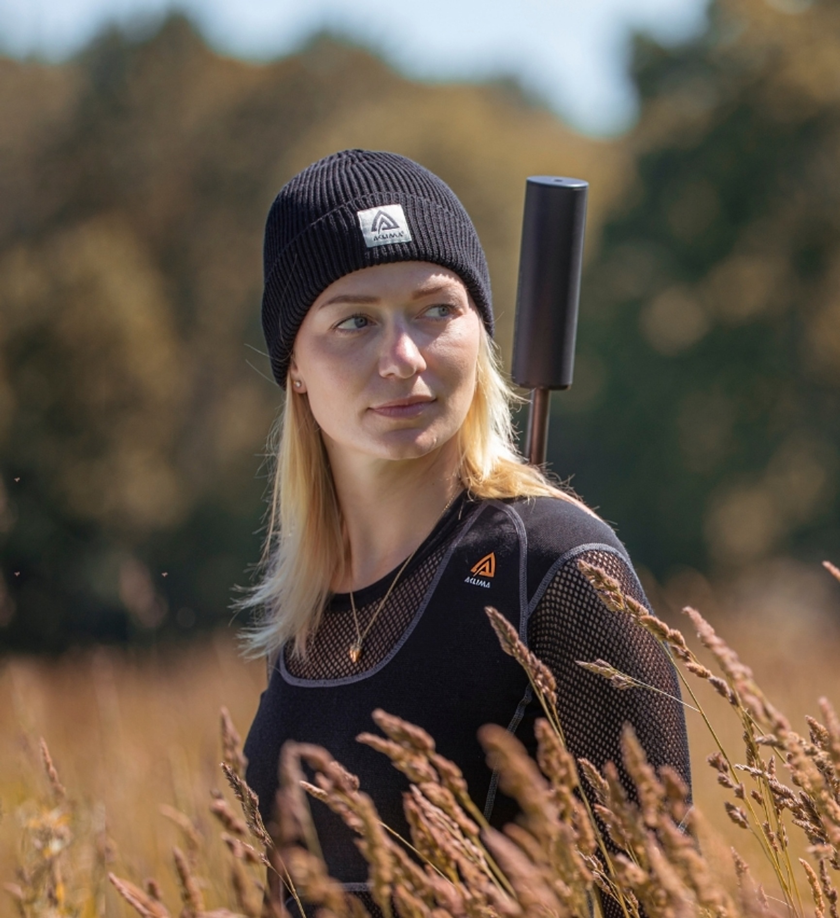 Anette Dahl med Aclima WoolNet original svart dame