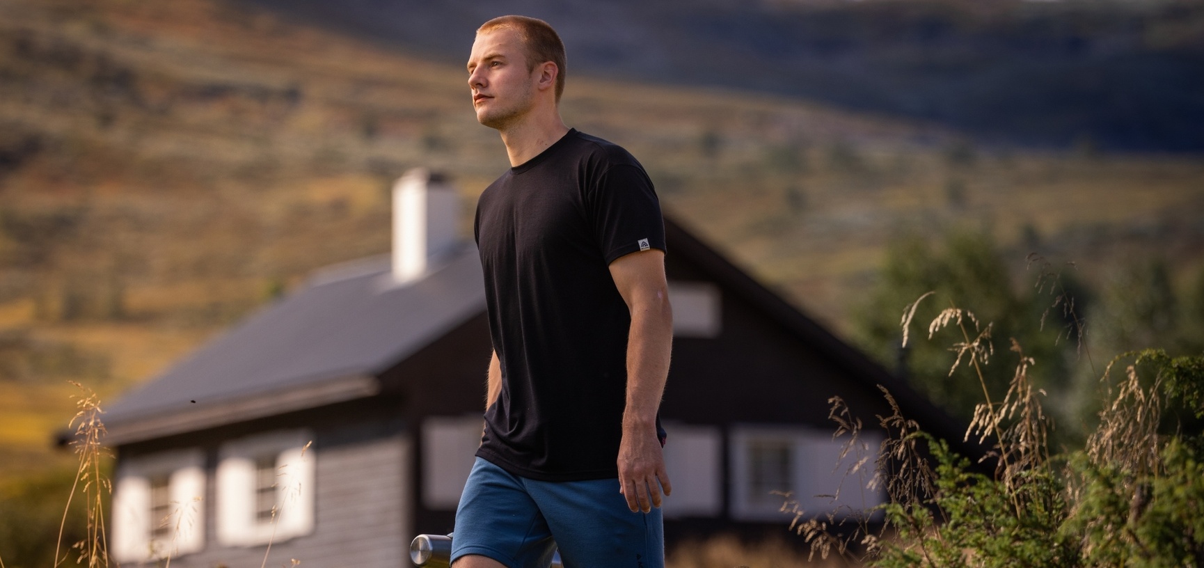 Aclima LightWool 140 Classic Tee t-shirt i 100 % svart herr