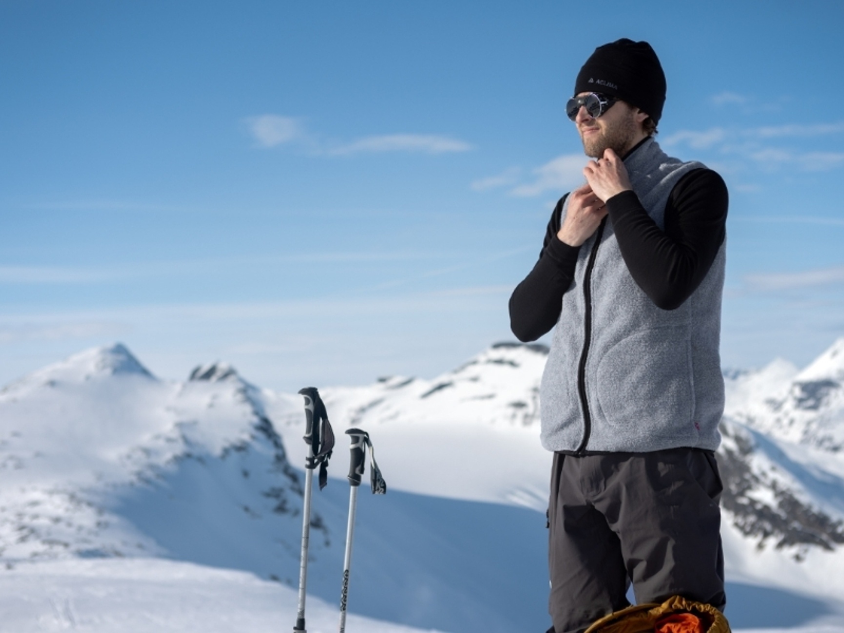 reborn collection Terry vest grey men's