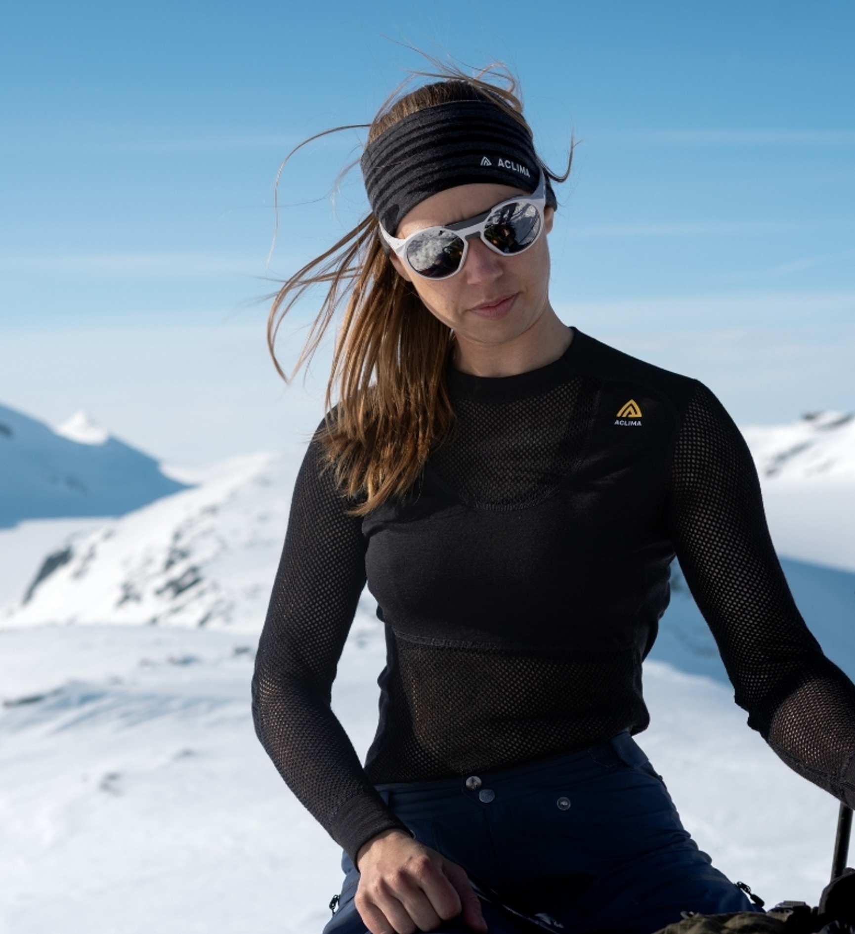 Aclima WoolNet Original Rundhalspullover für Damen in Merinowolle