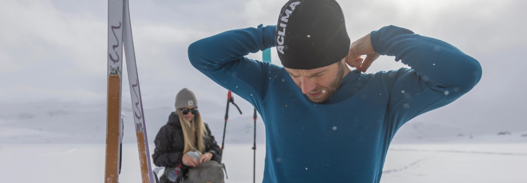 Aclima StreamWool-Pullover für Herren blau