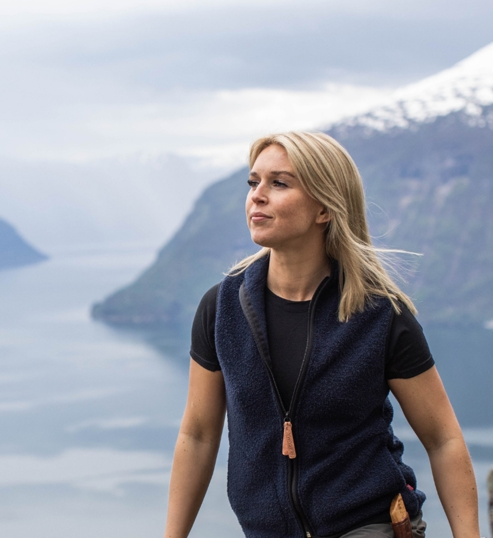 Aclima Wollweste Damen blau