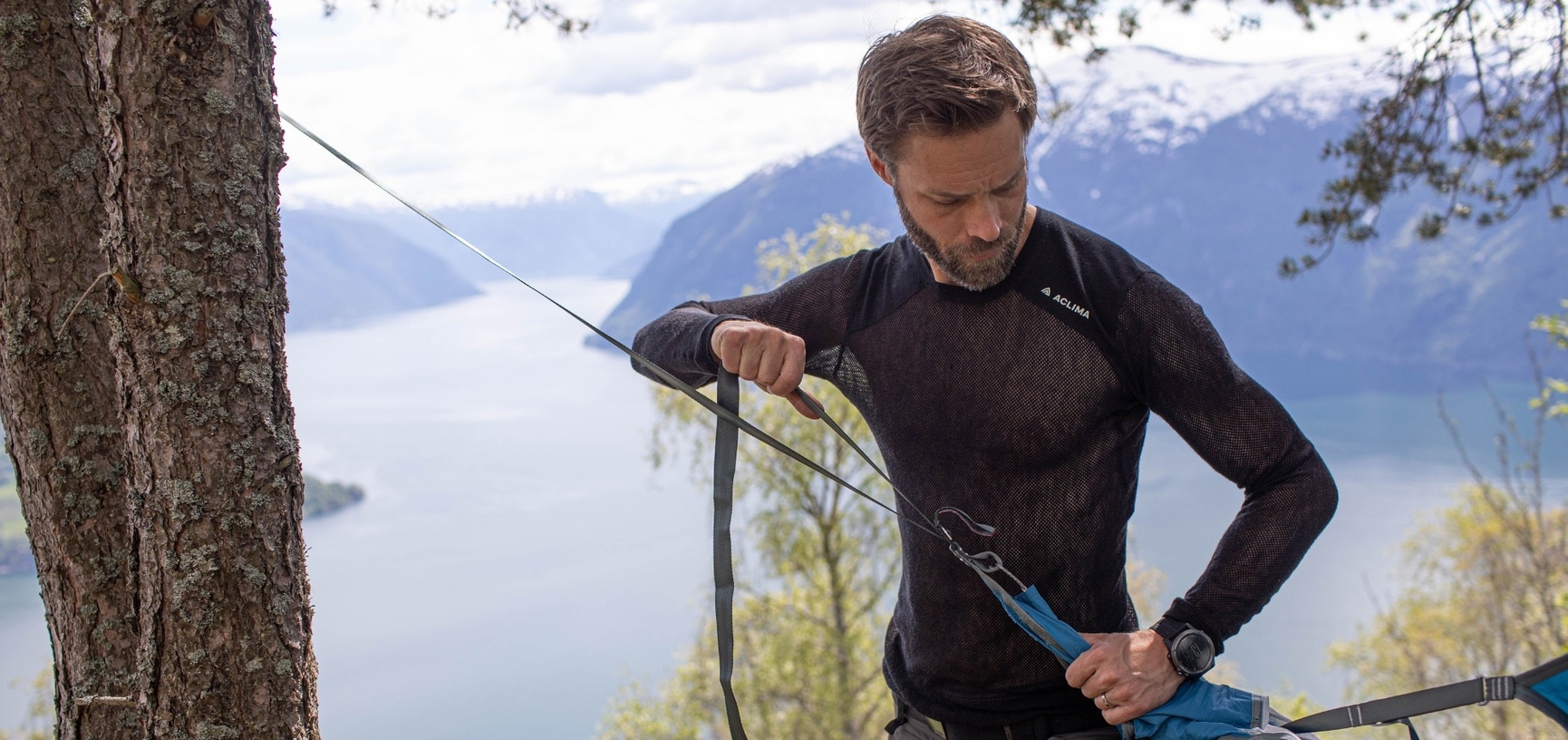 Aclima ullnetting i merinoull til herre
