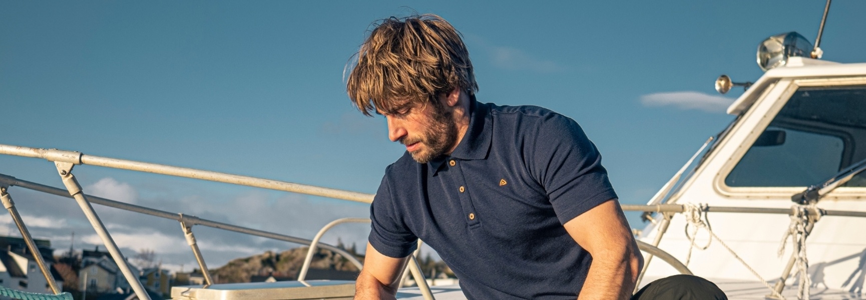 Aclima Outlet LeisureWool shirt navy blazer herre