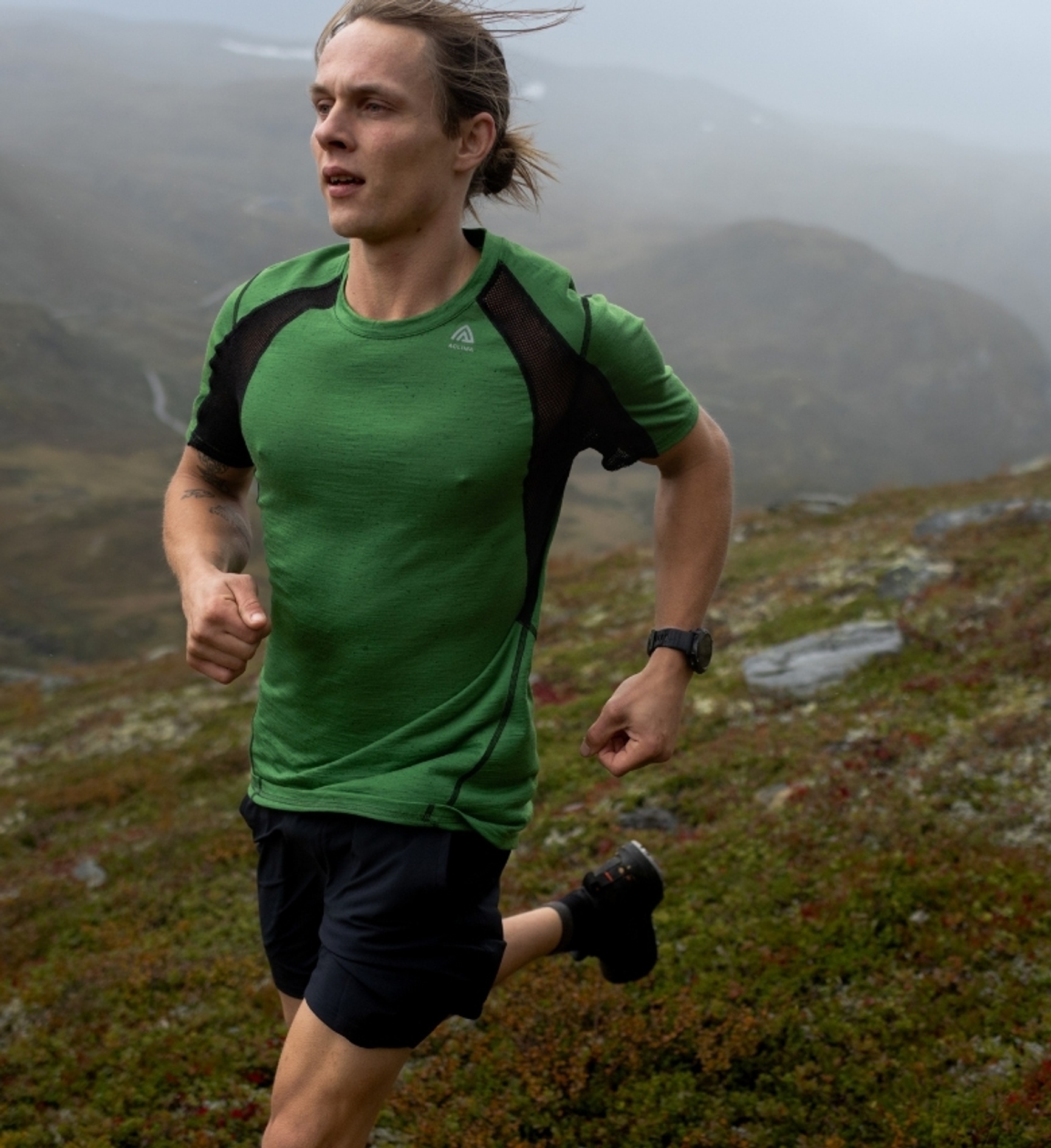 Aclima Lightwool T-Shirt in Grün für Herren