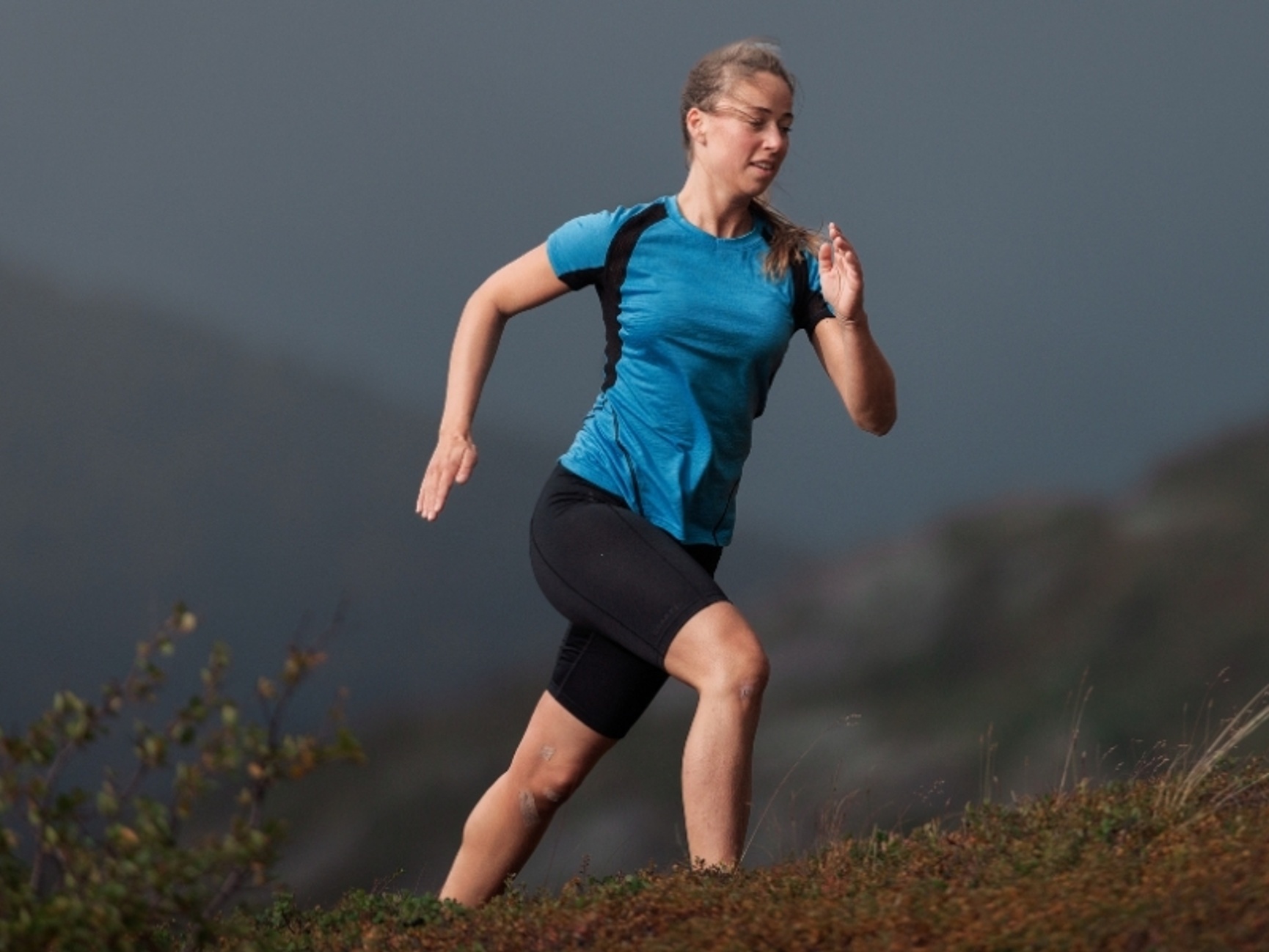 Aclima LightWool t-shirt sport i 100% merinoull blå dam