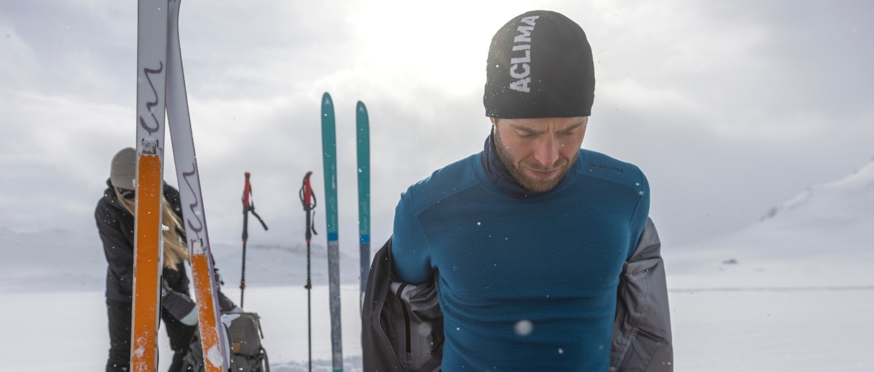 Aclima StreamWool wool undershirt blue men's