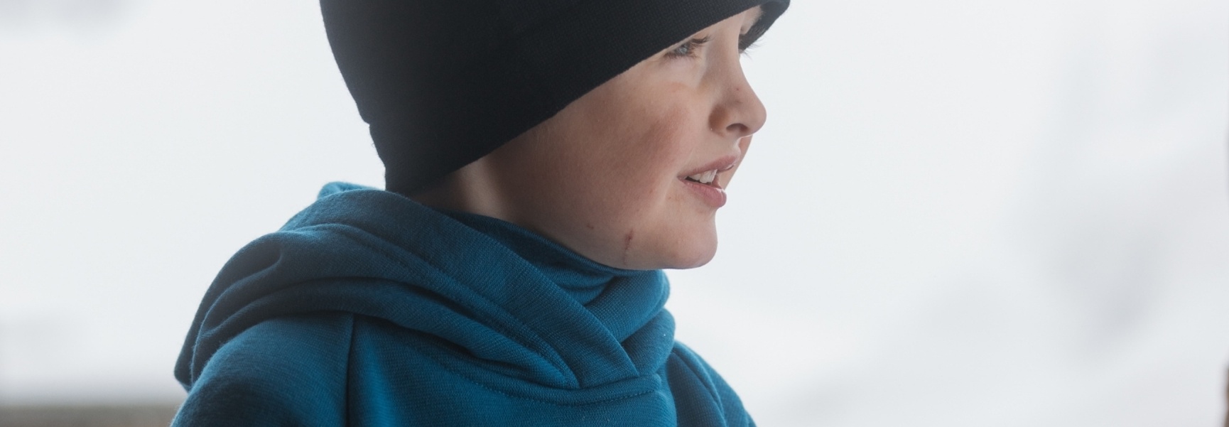 Aclima FleeceWool ullgenser barn blå