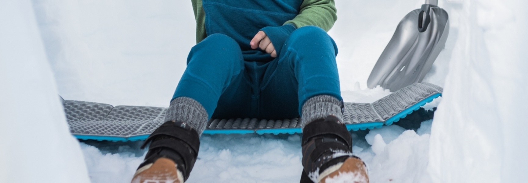 Children's long underwear blue