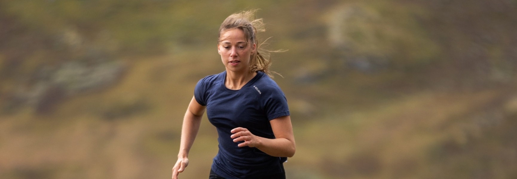 Aclima Woll-T-Shirt für Damen in Blau