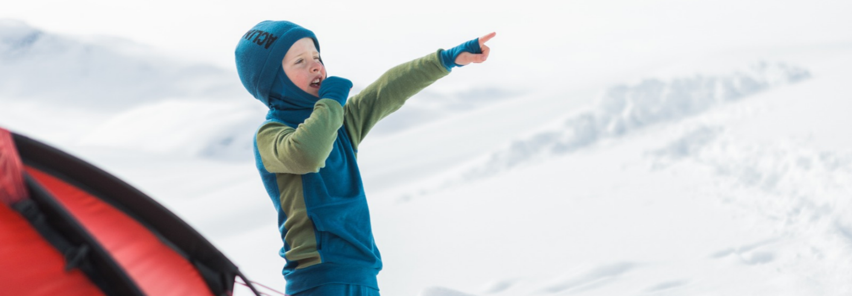 Aclima WarmWool genser blå barn