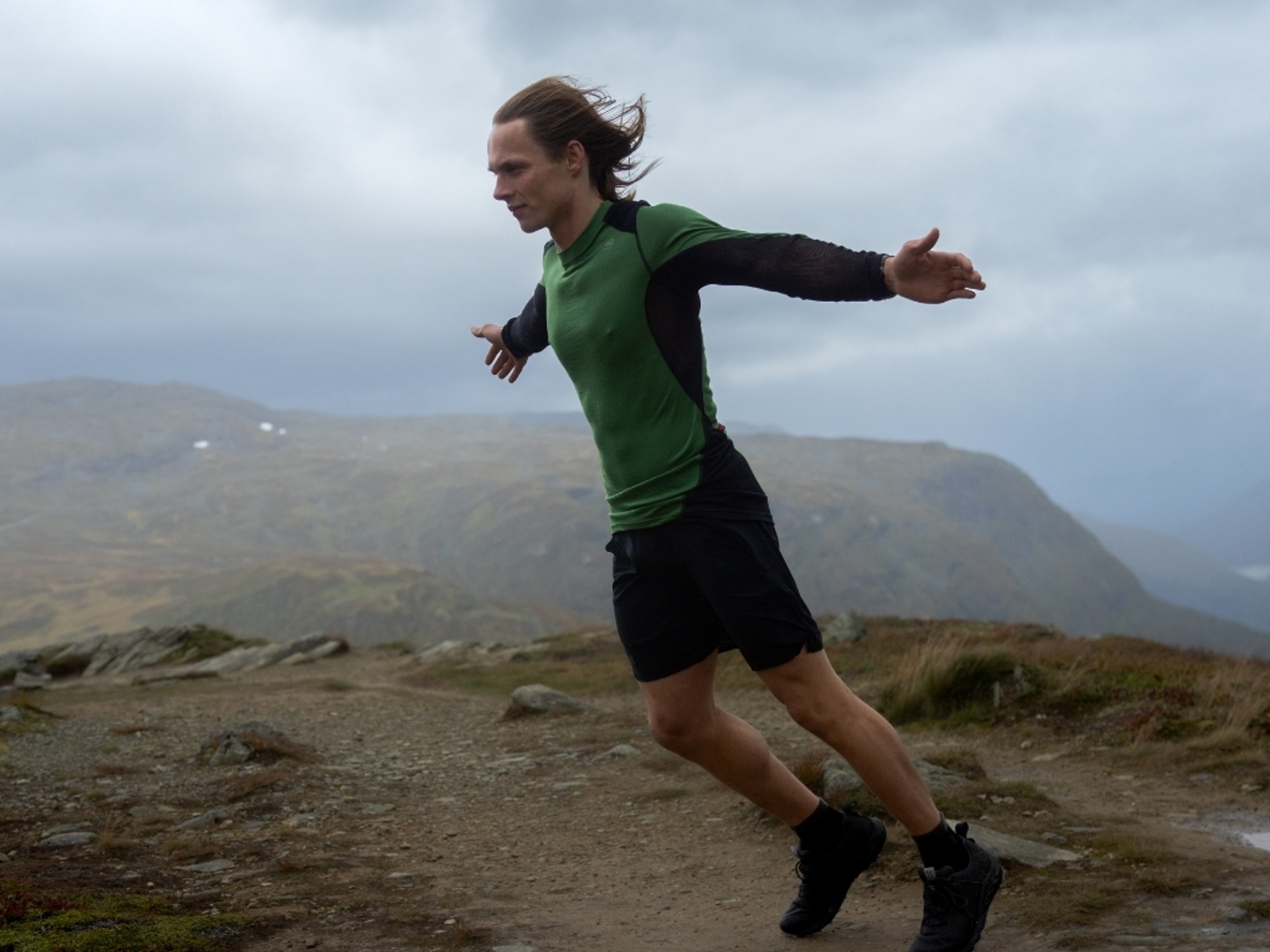 Aclima LightWool sportshirt i 100% merinoull herr grön