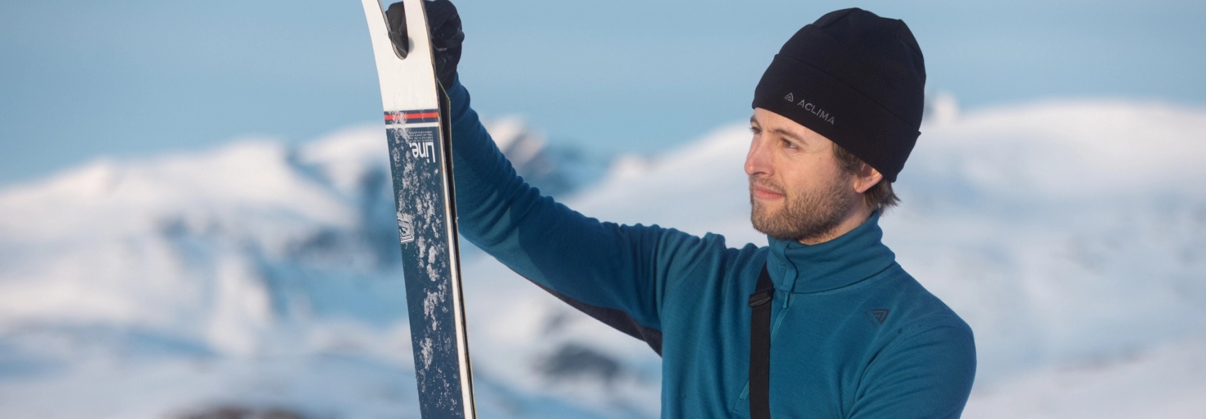 Aclima WarmWool Poloshirt blau Herren 